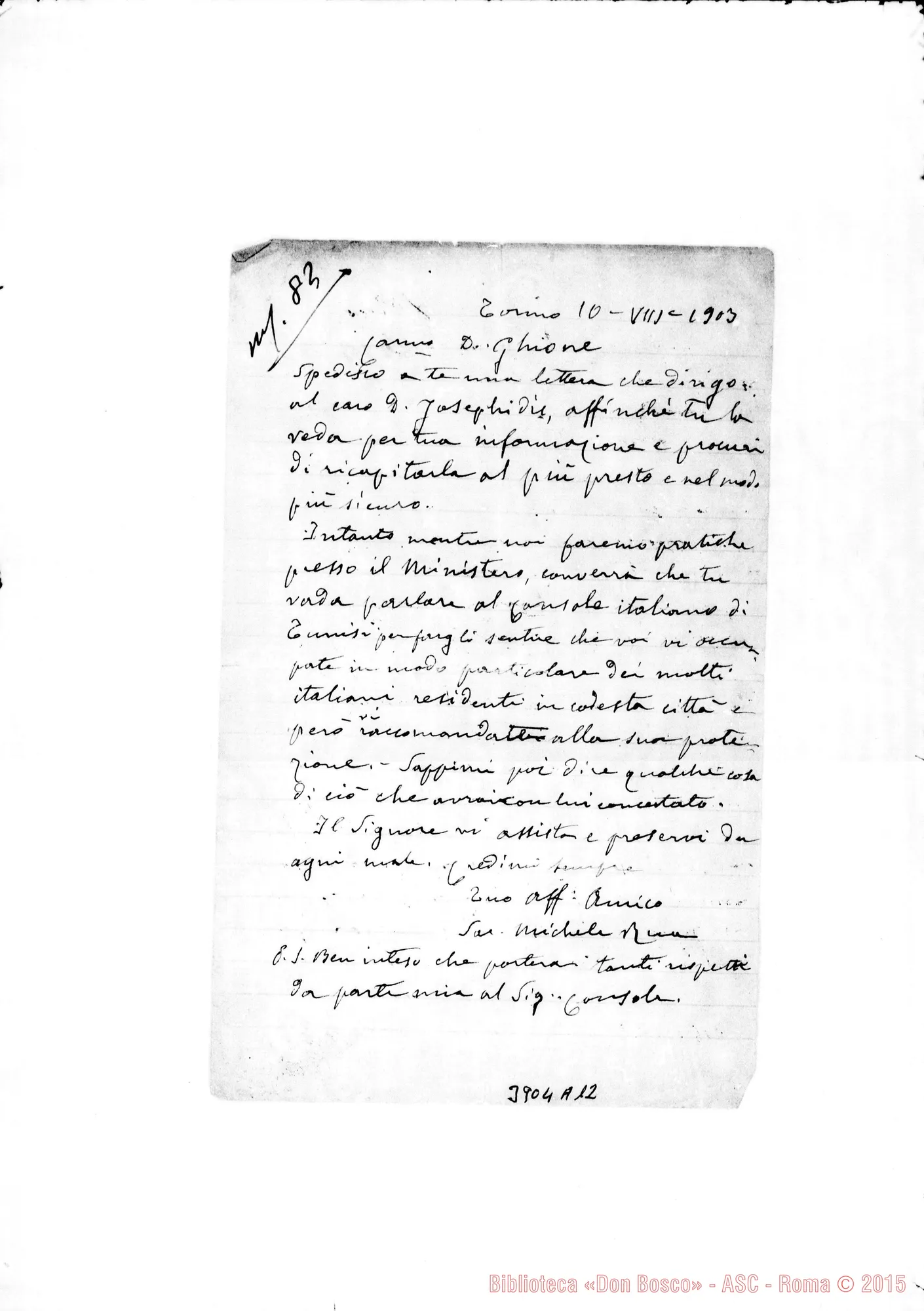 Fotogramma A 12 — « « Torino, 10-08-1903