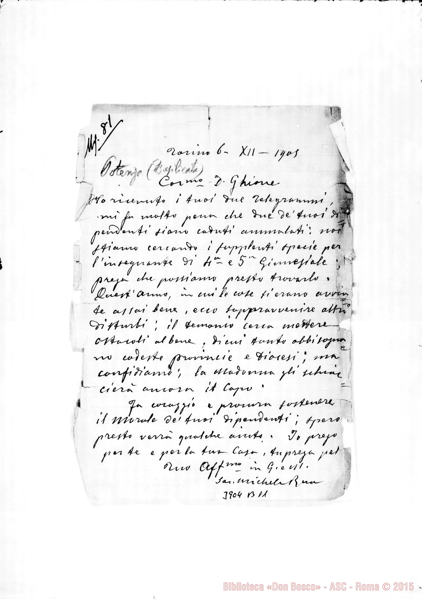Fotogramma B 11 — « « Torino, 6-12-1905