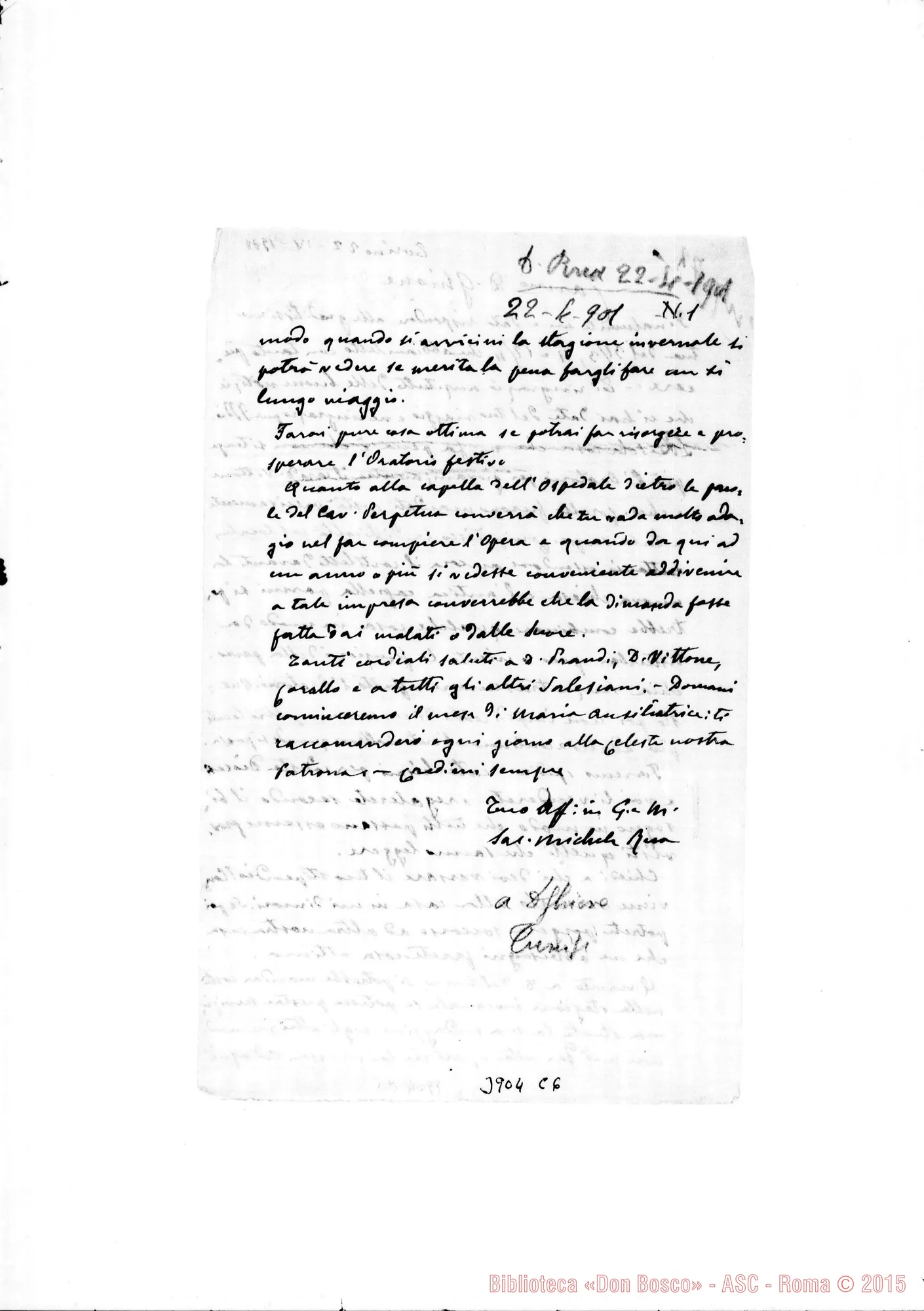 Fotogramma C 6 — Ghione Giacomo, SDB Torino, 22-04-1901