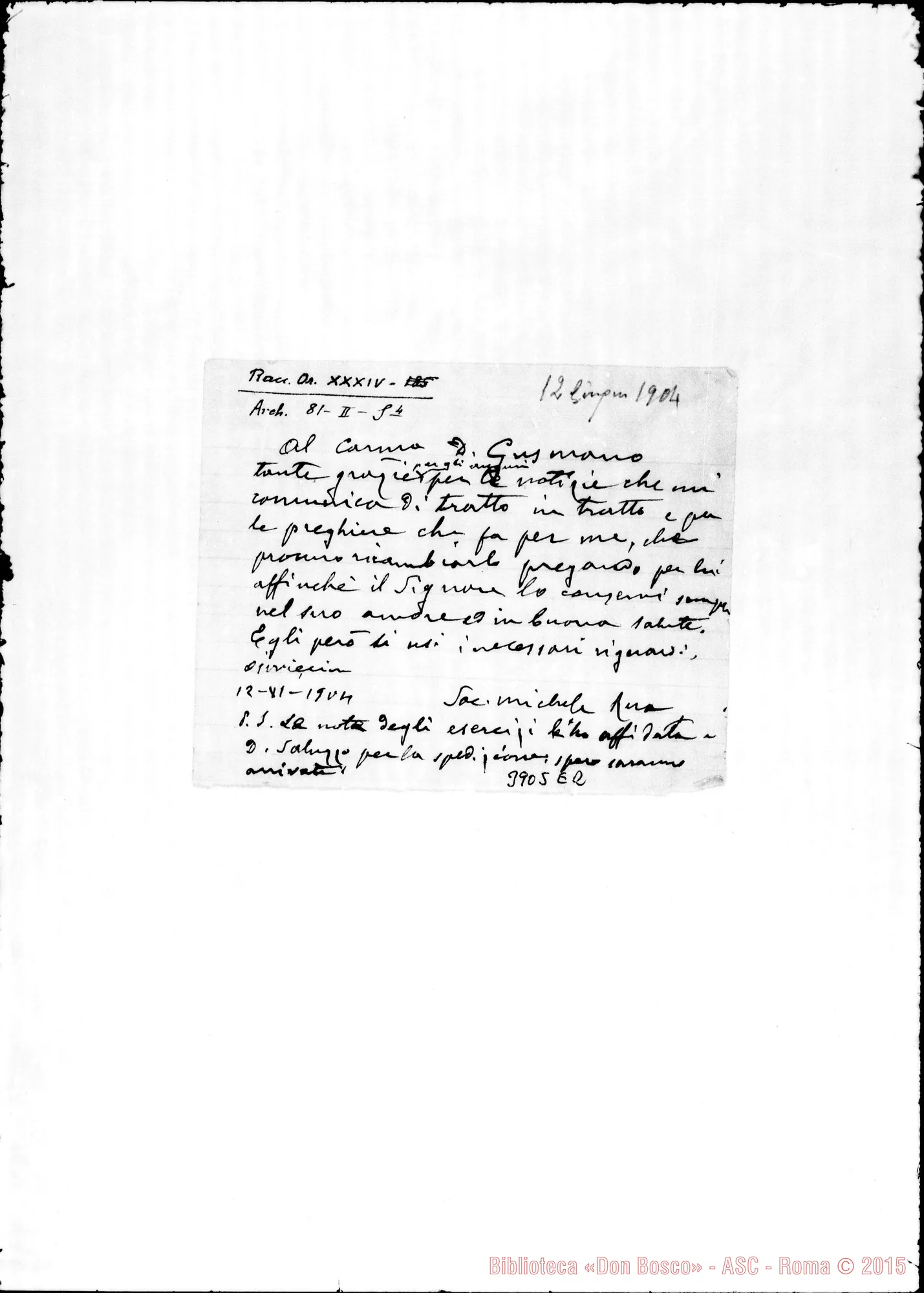 Fotogramma E 2 — « « Torino, 12-06-1904