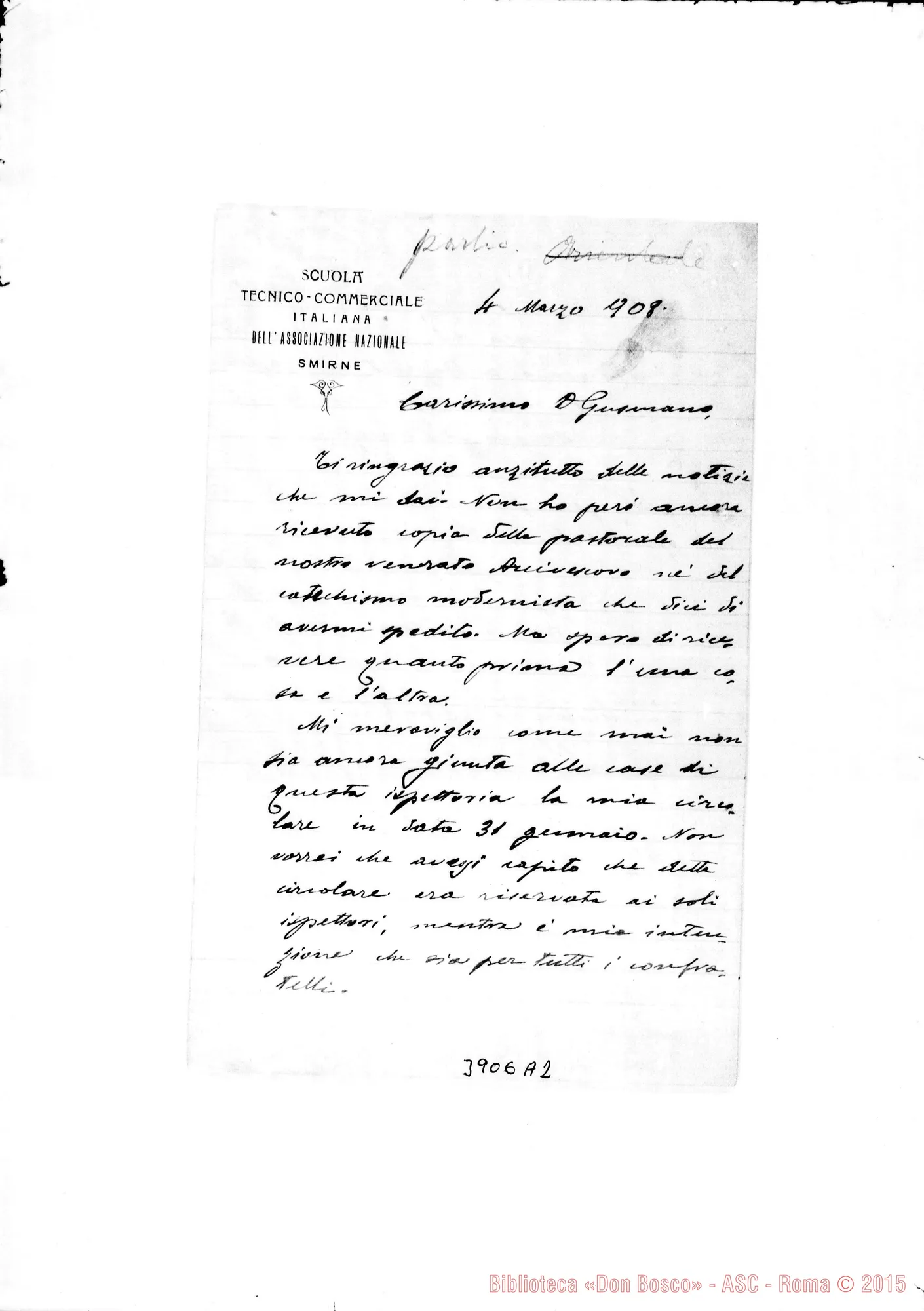 Fotogramma A 2 — « « Smirne, 4-03-1908