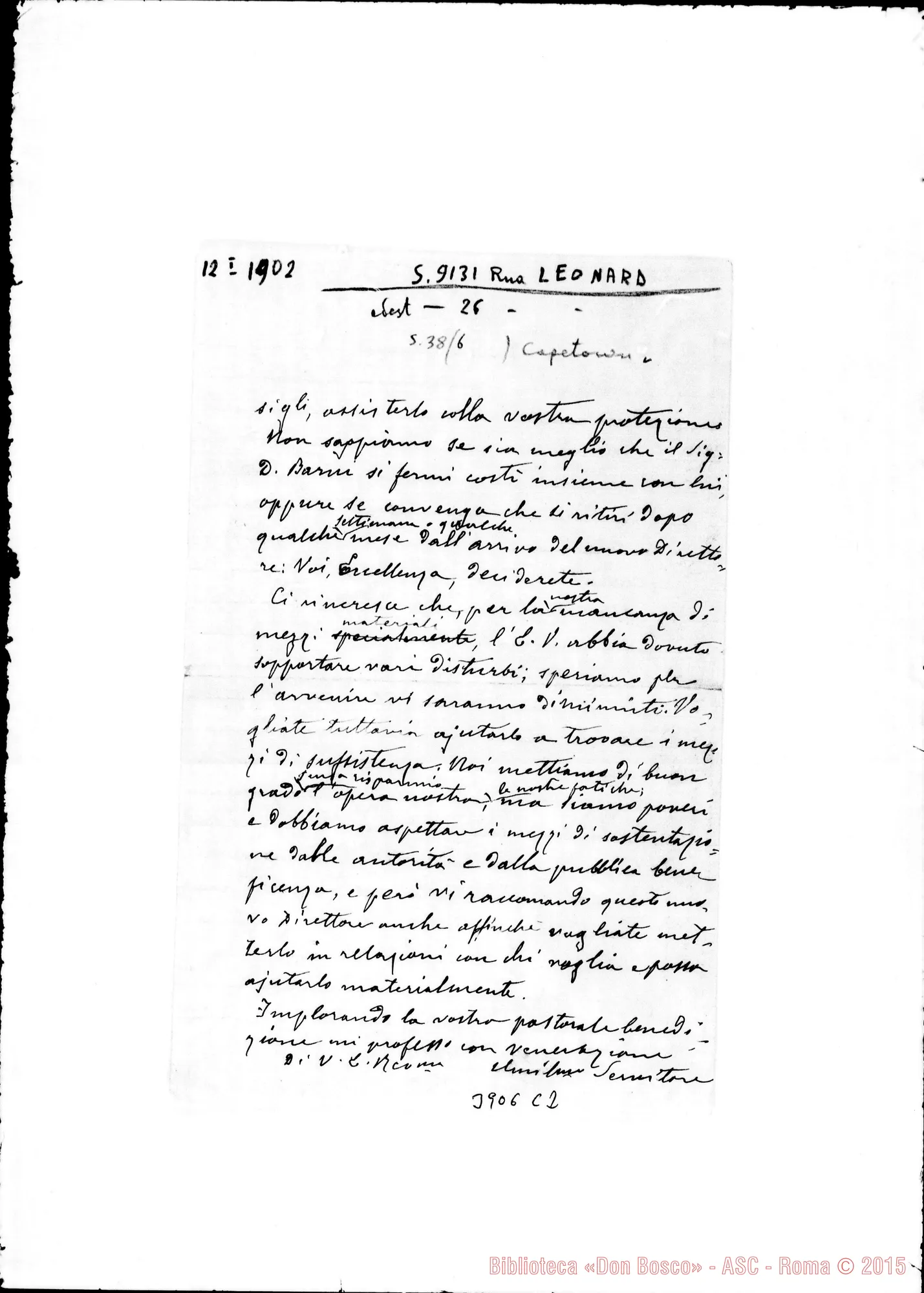Fotogramma C 2 — « « Torino, 12-01-1902