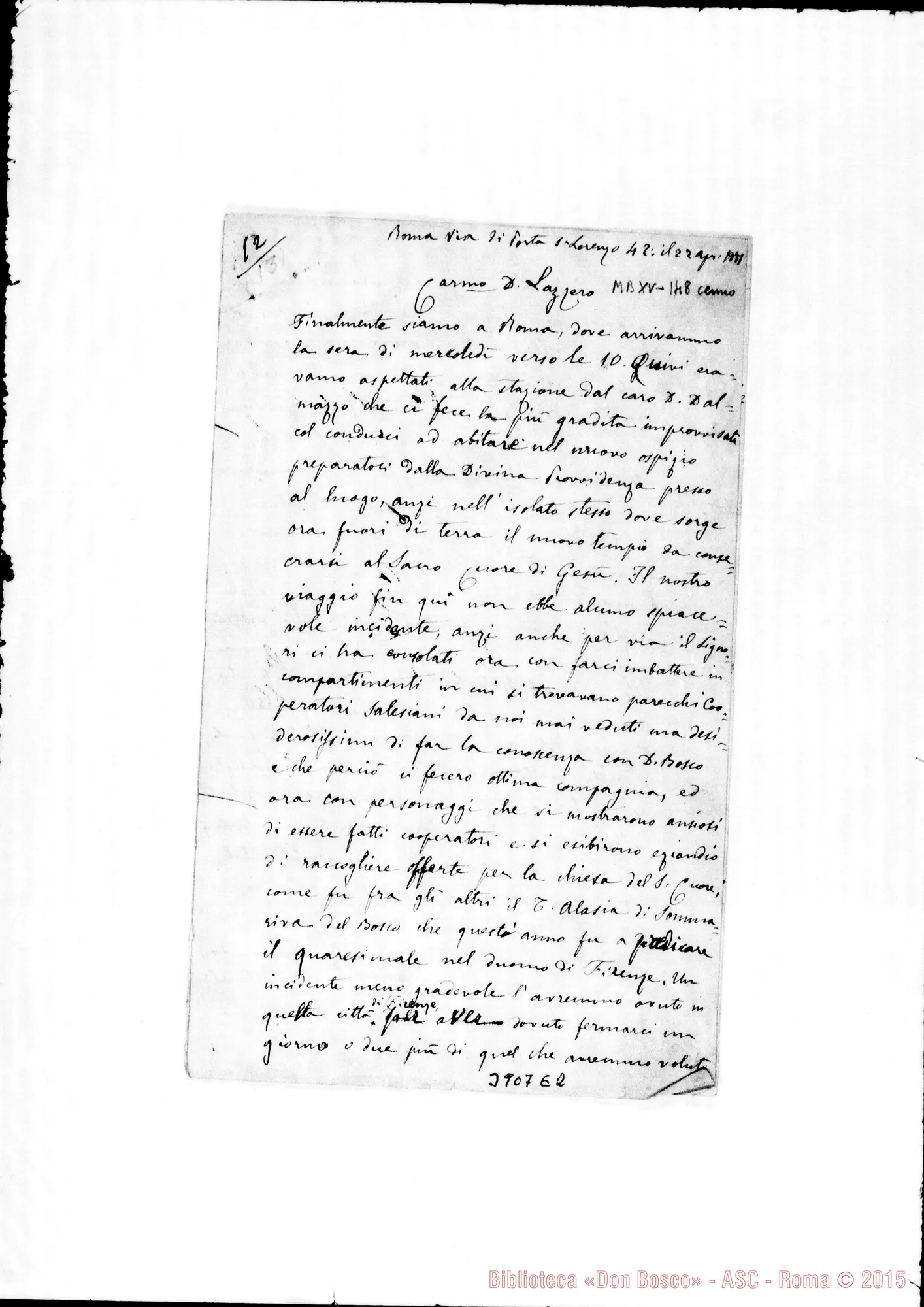 Fotogramma E 2 — « « Roma, 22-04-1881