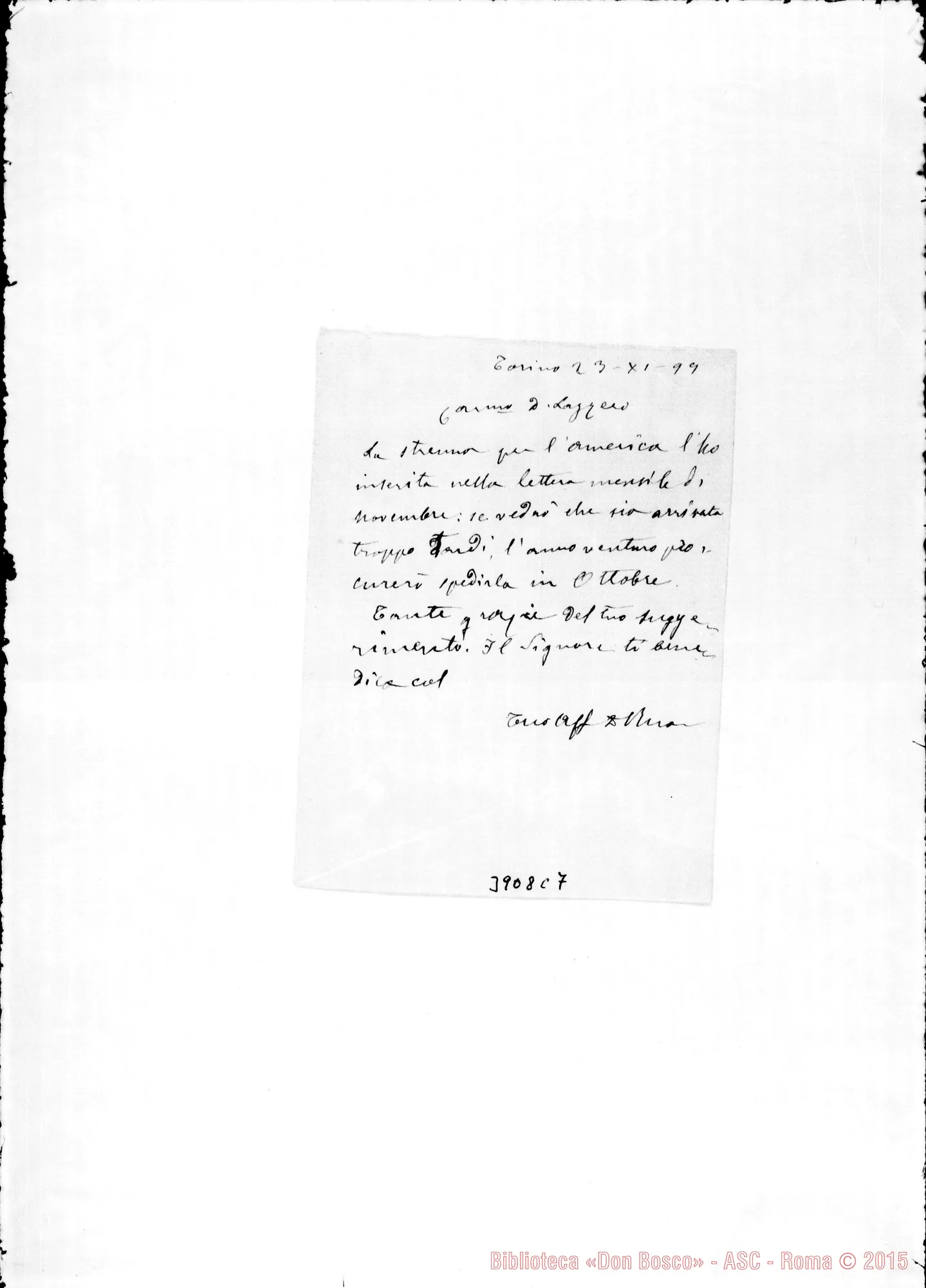 Fotogramma C 7 — « « Torino, 23-11-1899