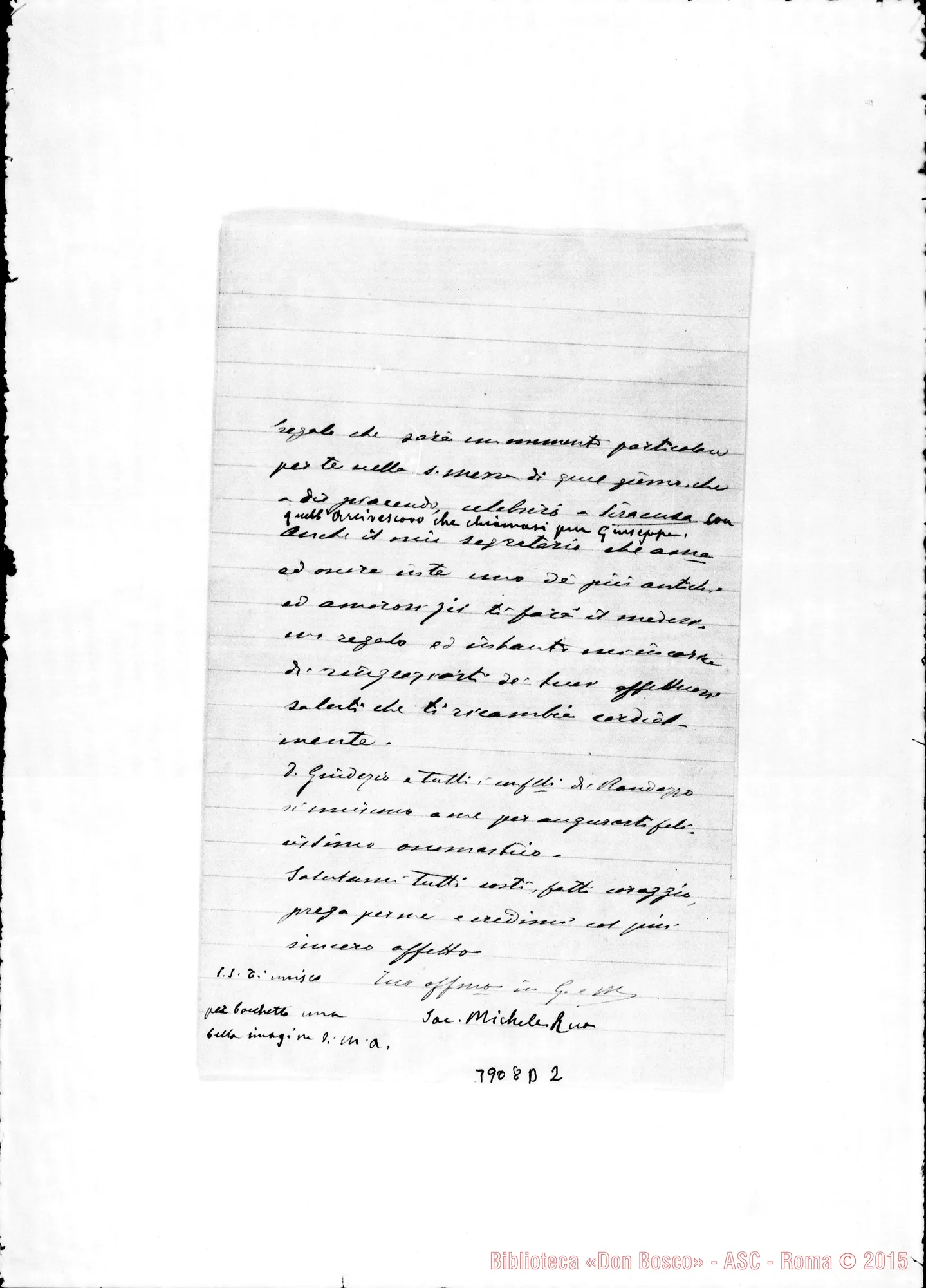 Fotogramma D 2 — « « Randazzo, 13-03-1900