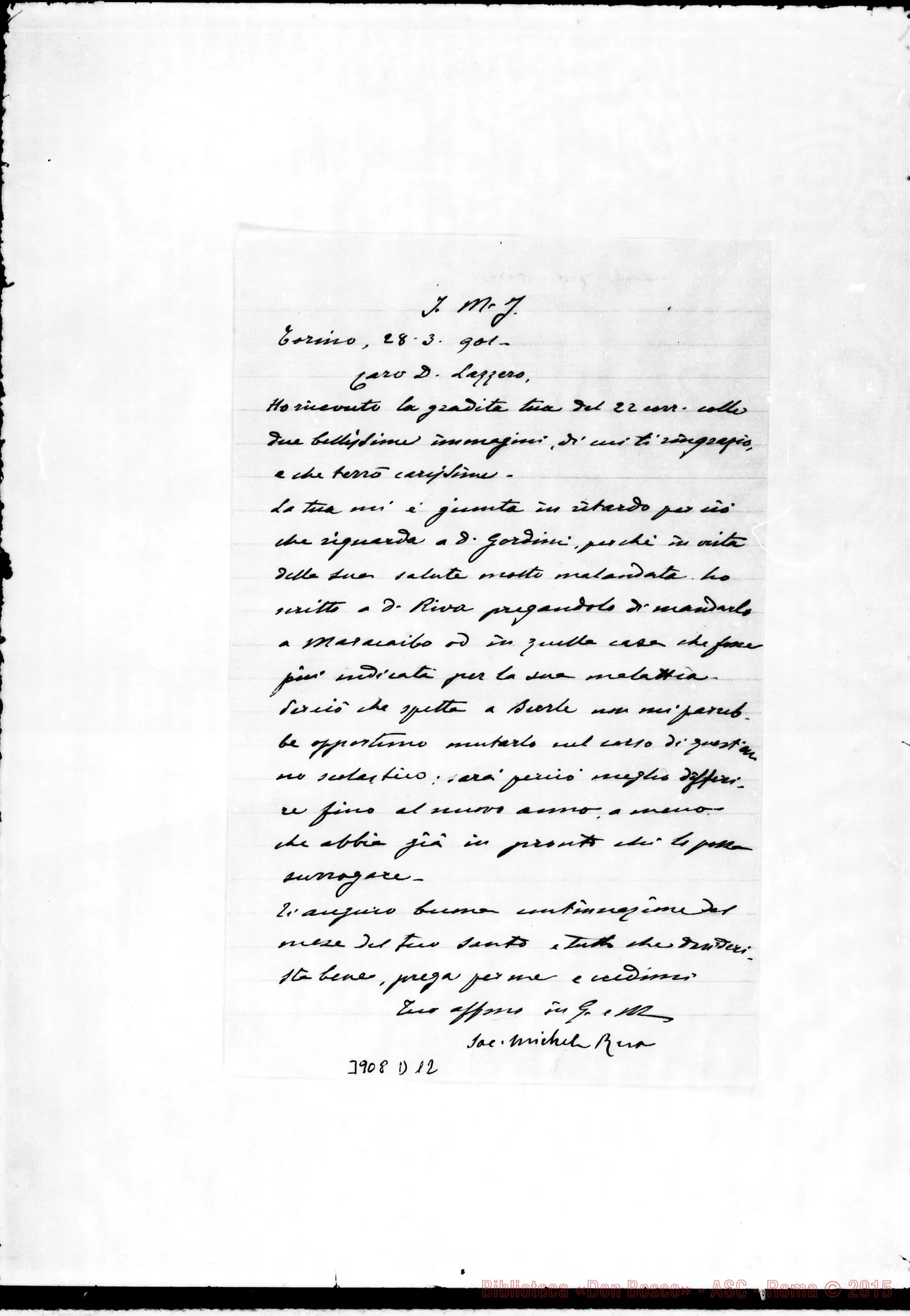 Fotogramma D 12 — « « Torino, 28-03-1901