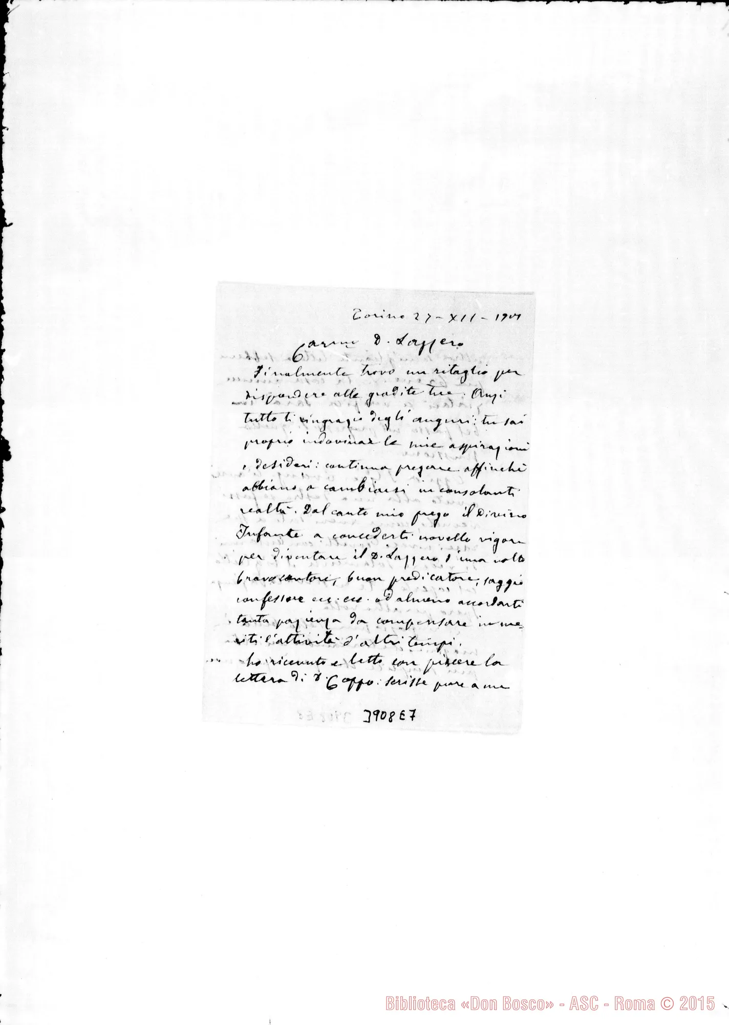 Fotogramma E 7 — « « Torino, 27-12-1901