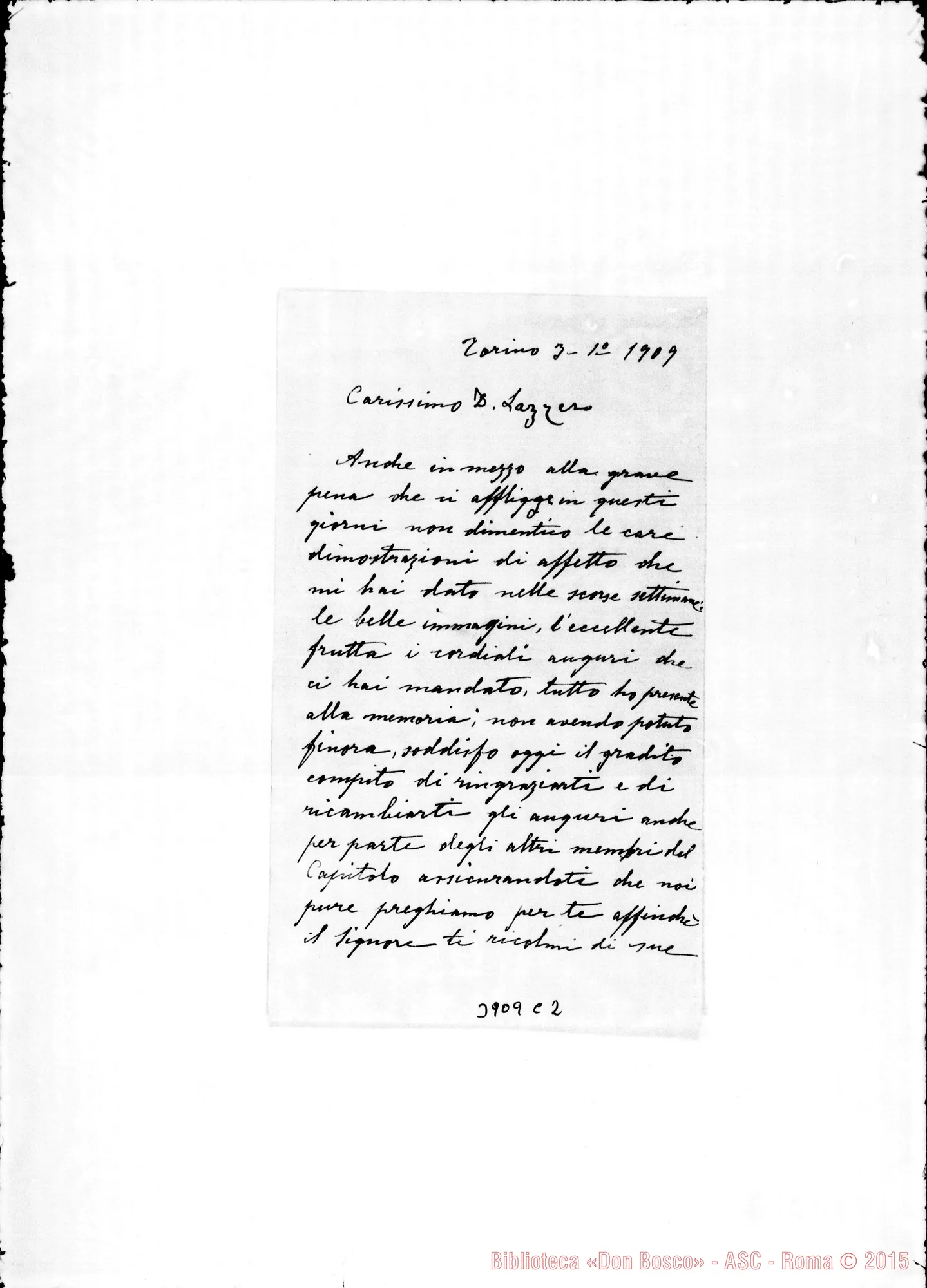 Fotogramma C 2 — « « Torino, 3-01-1909