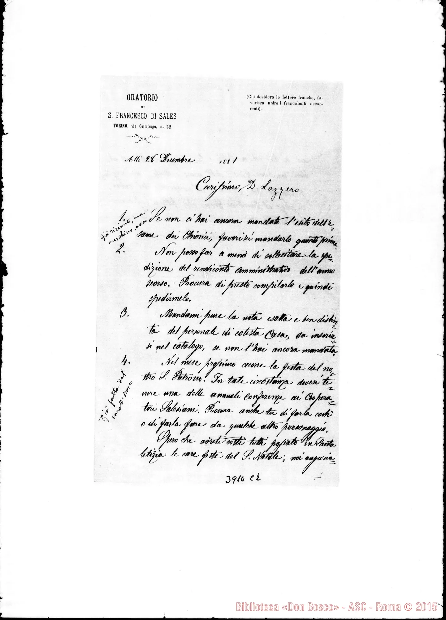 Fotogramma C 2 — « « « « Torino, 28-12-1881