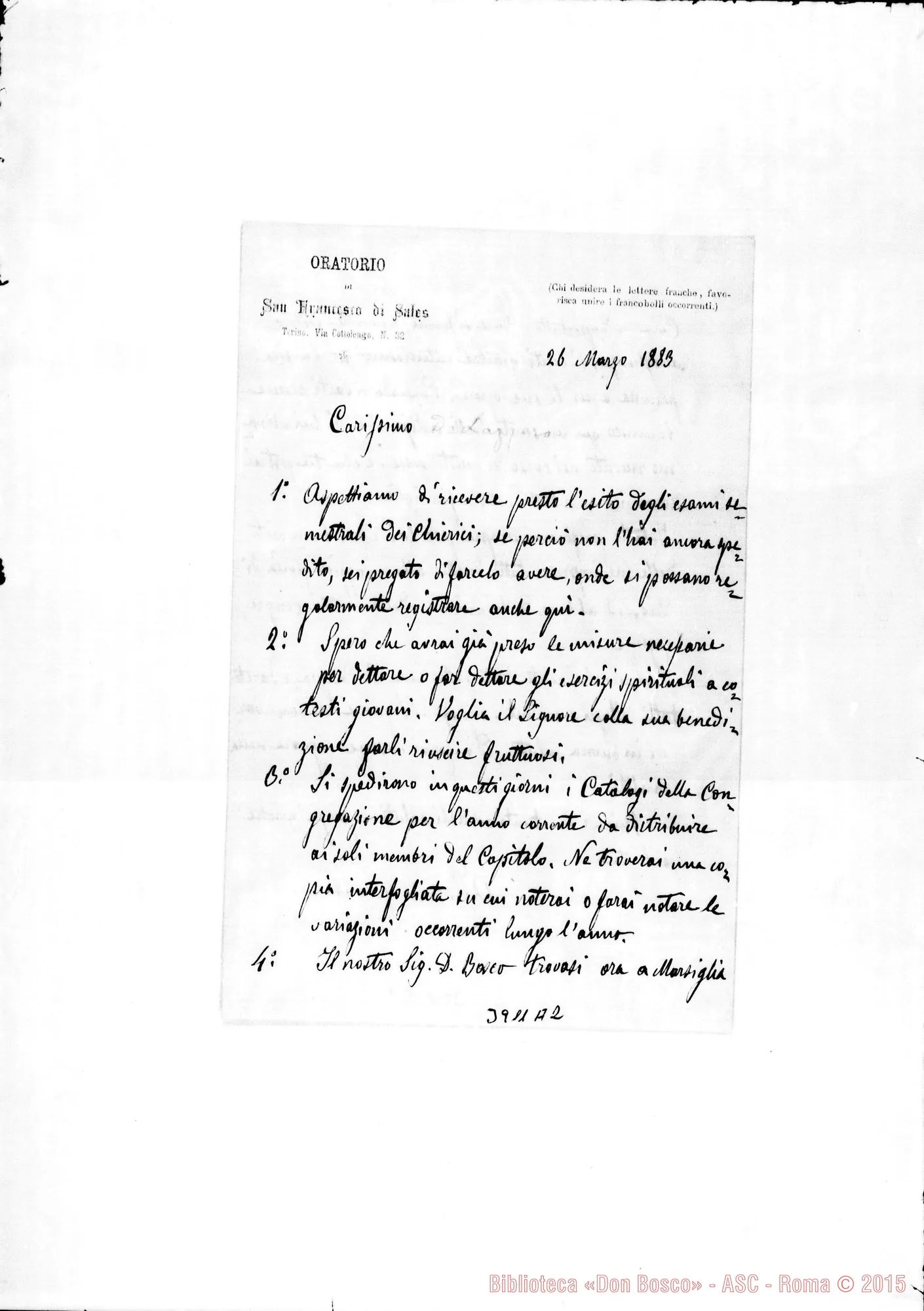 Fotogramma A 2 — « « « « Torino, 26-03-1883