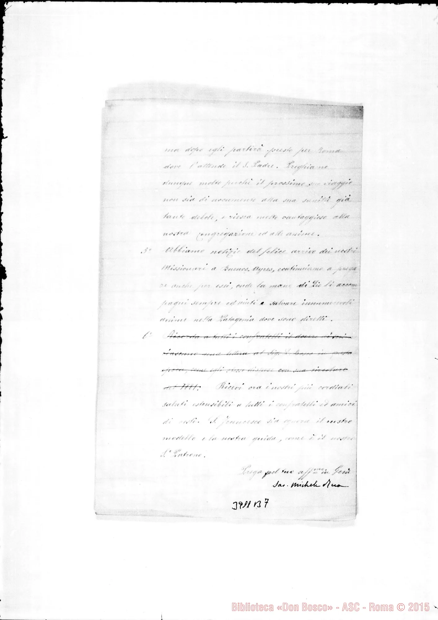 Fotogramma B 7 — « « « « Torino, 27-01-1884