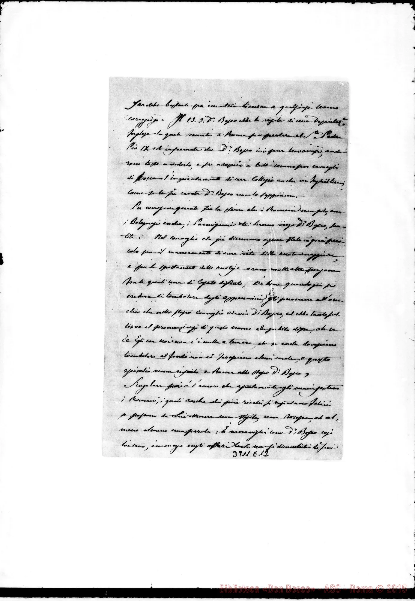 Fotogramma E 12 — « « « Torino, 1873 Viaggio A Roma