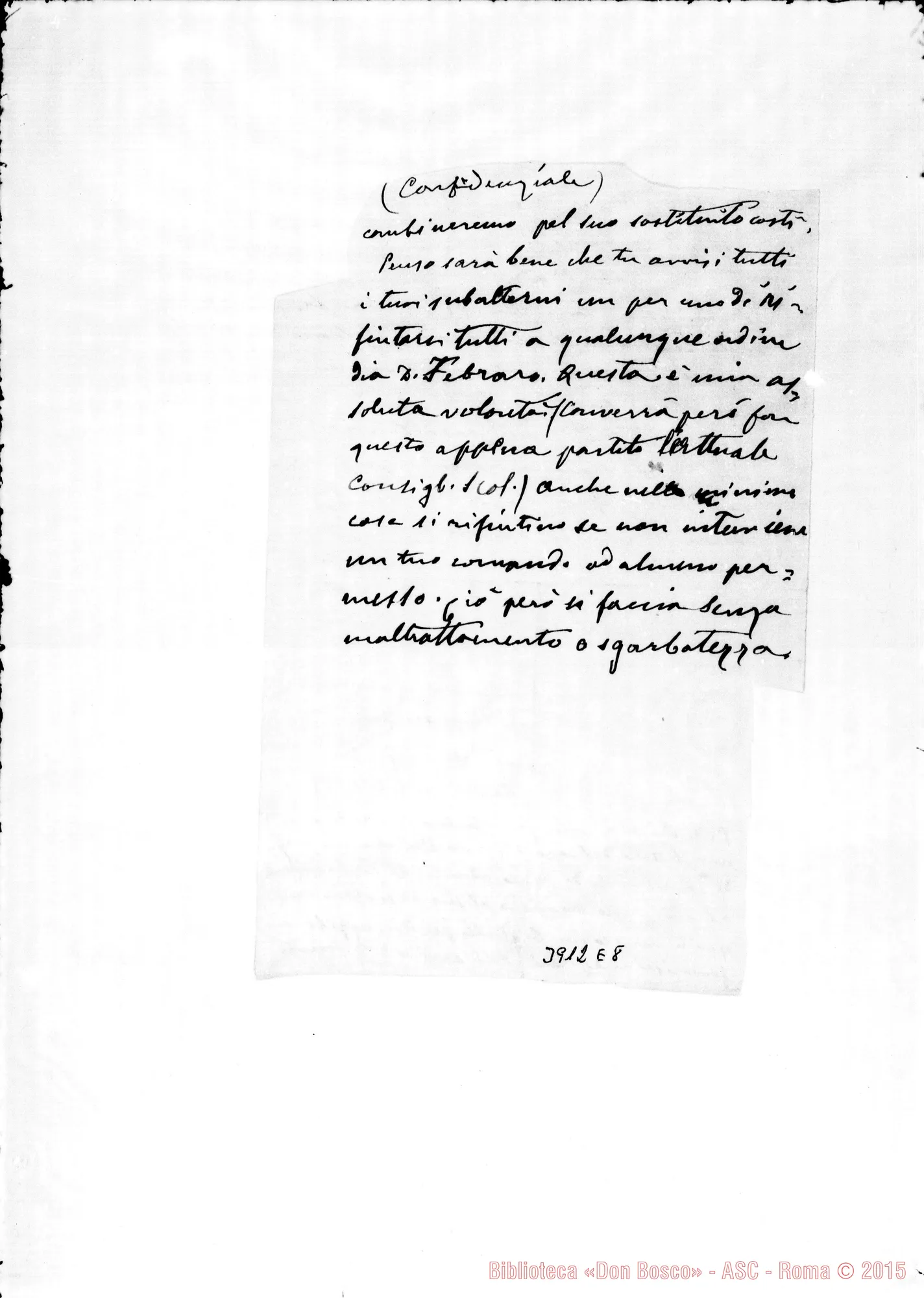 Fotogramma E 8 — « « Torino, 7-11-1900
