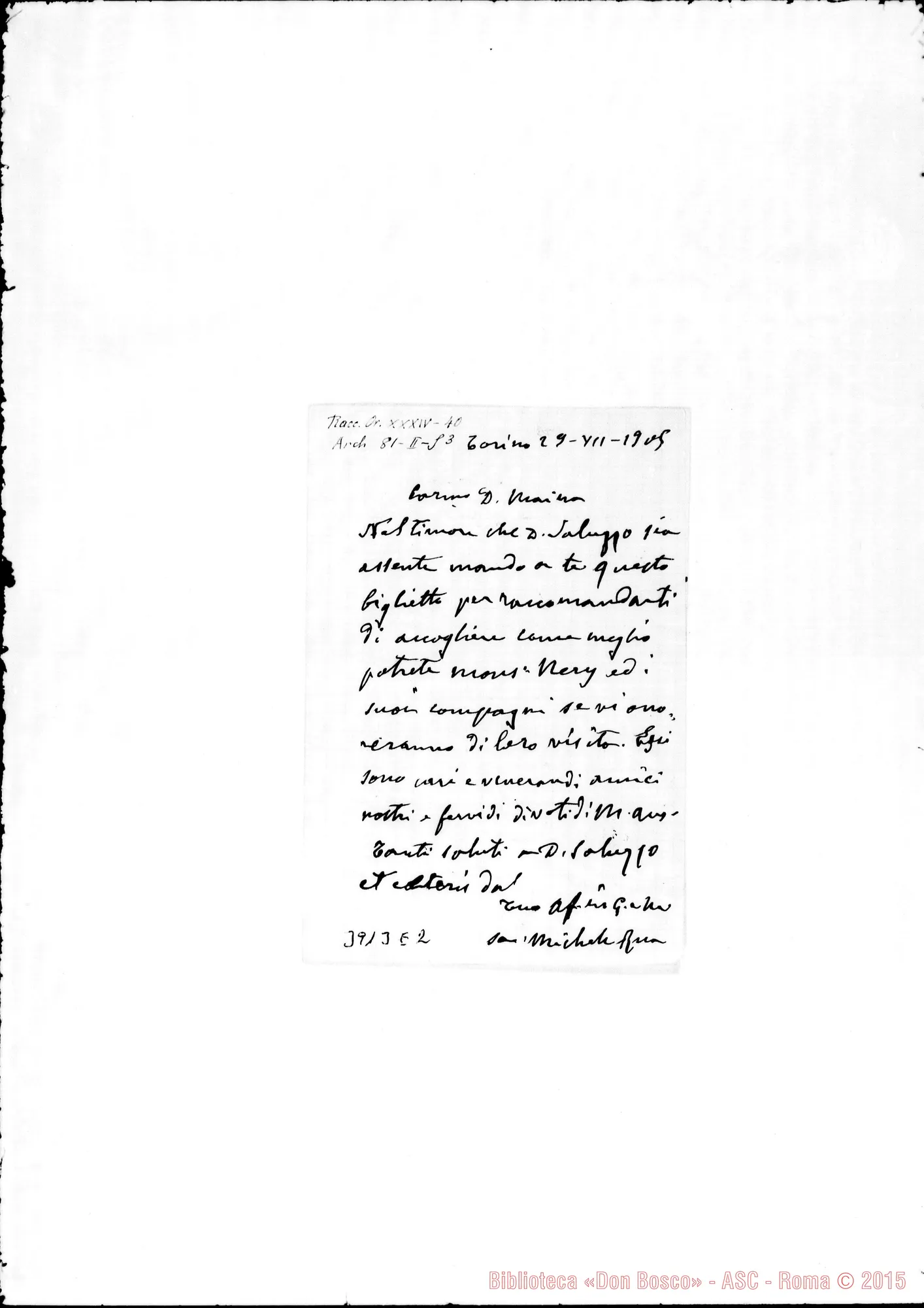 Fotogramma E 2 — « « Torino, 29-07-1905