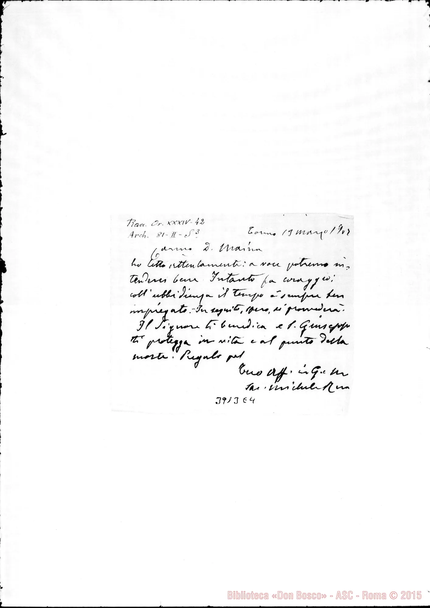 Fotogramma E 4 — « Torino, 19-03-1907