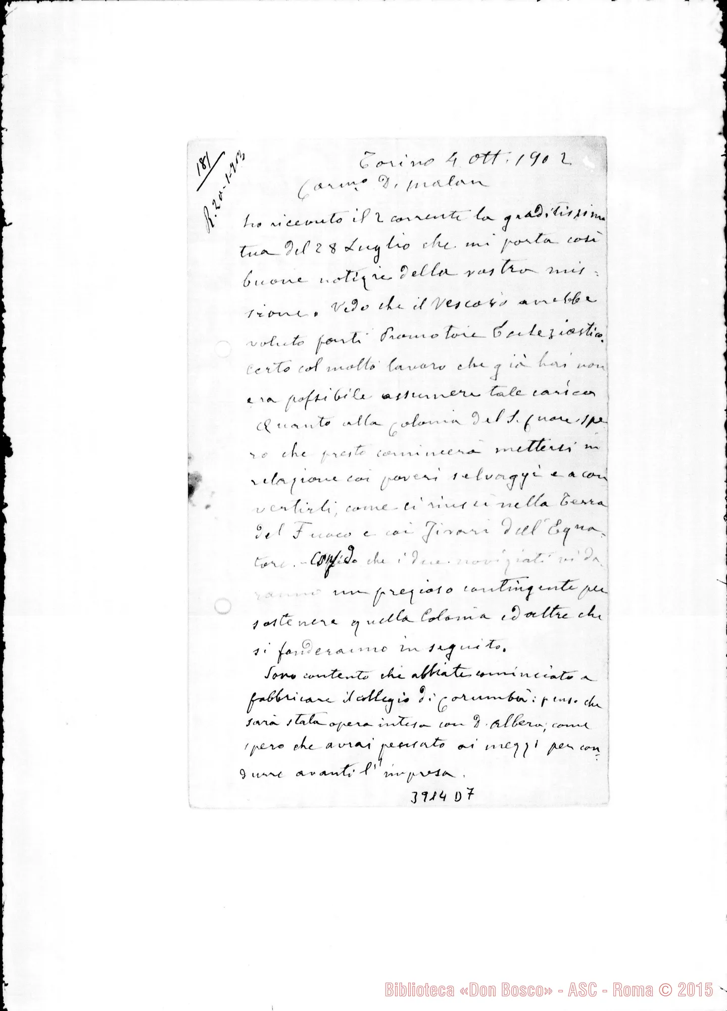 Fotogramma D 7 — « « Torino, 4-10-1902