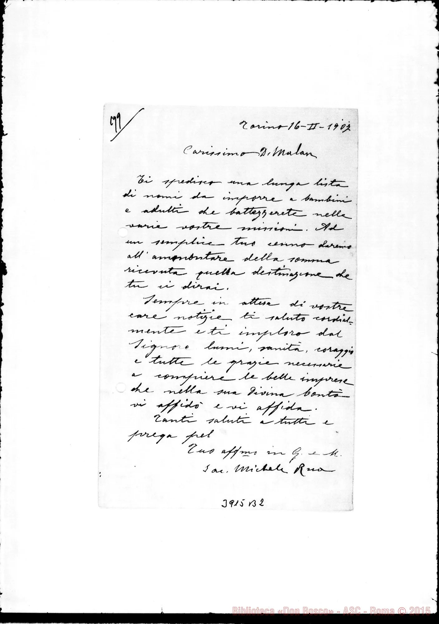 Fotogramma B 2 — « Torino, 16-02-1907