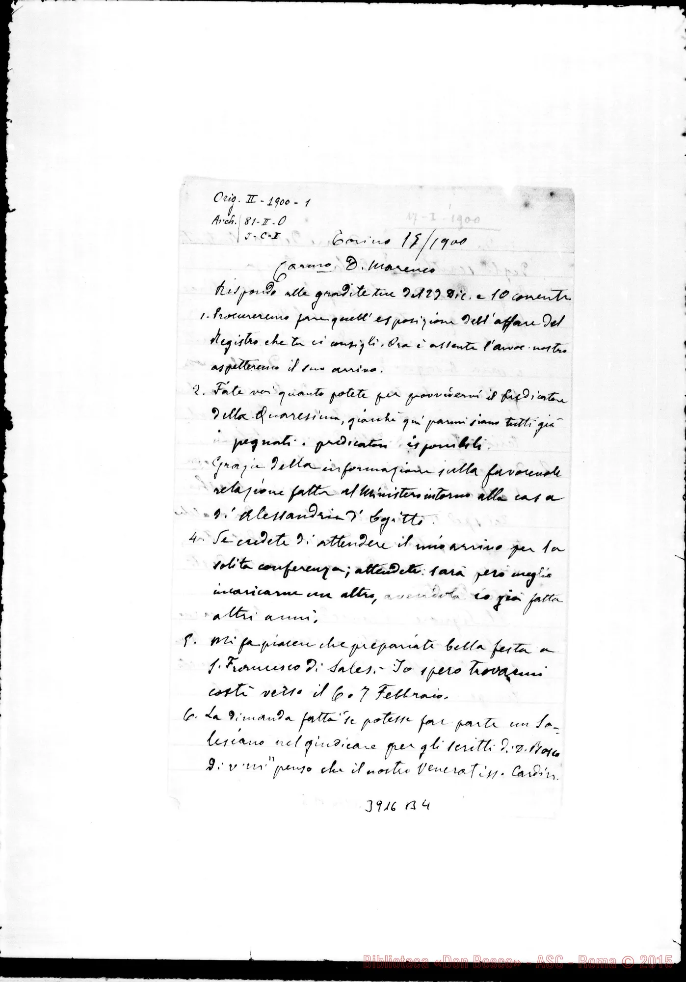Fotogramma B 4 — « « Torino, 17-01-1900
