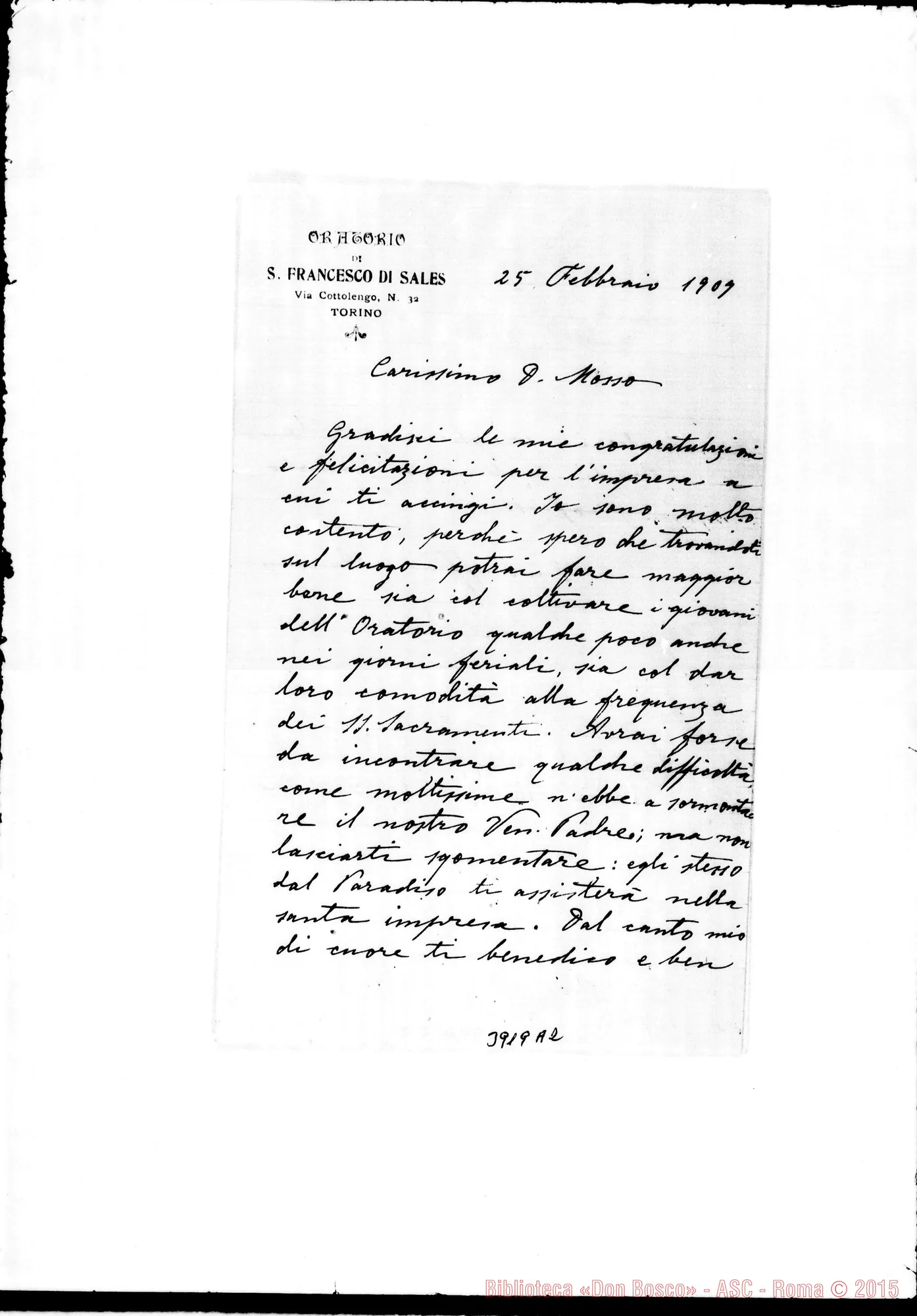 Fotogramma A 2 — Mosso, sac. Torino, 25-02-1909