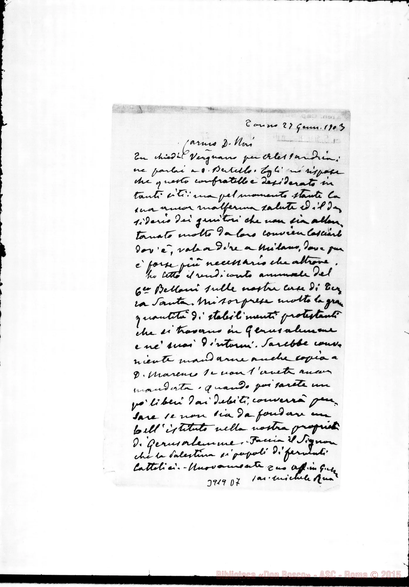 Fotogramma D 7 — « « Torino, 27-01-1903