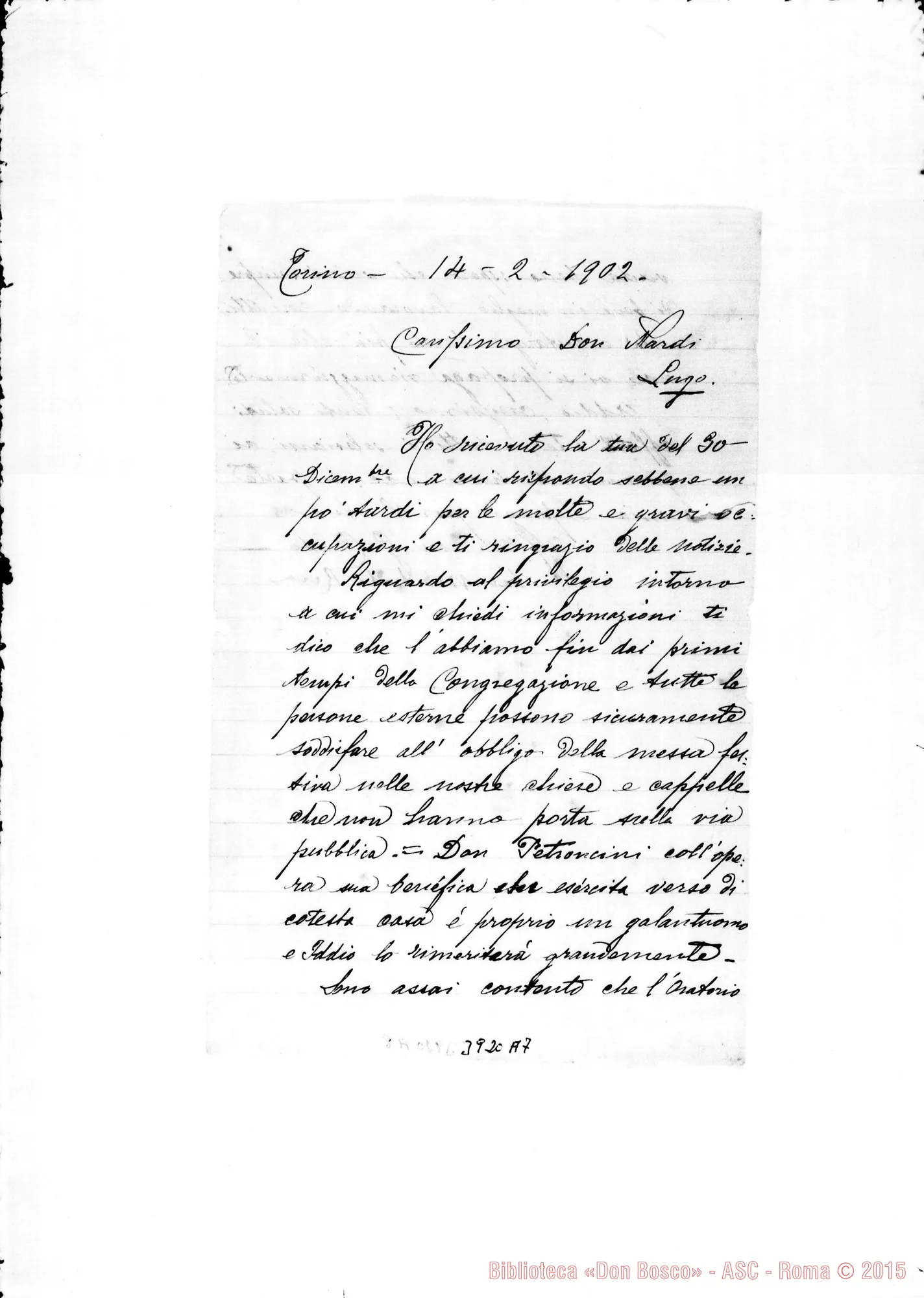 Fotogramma A 7 — « « Torino, 14-02-1902
