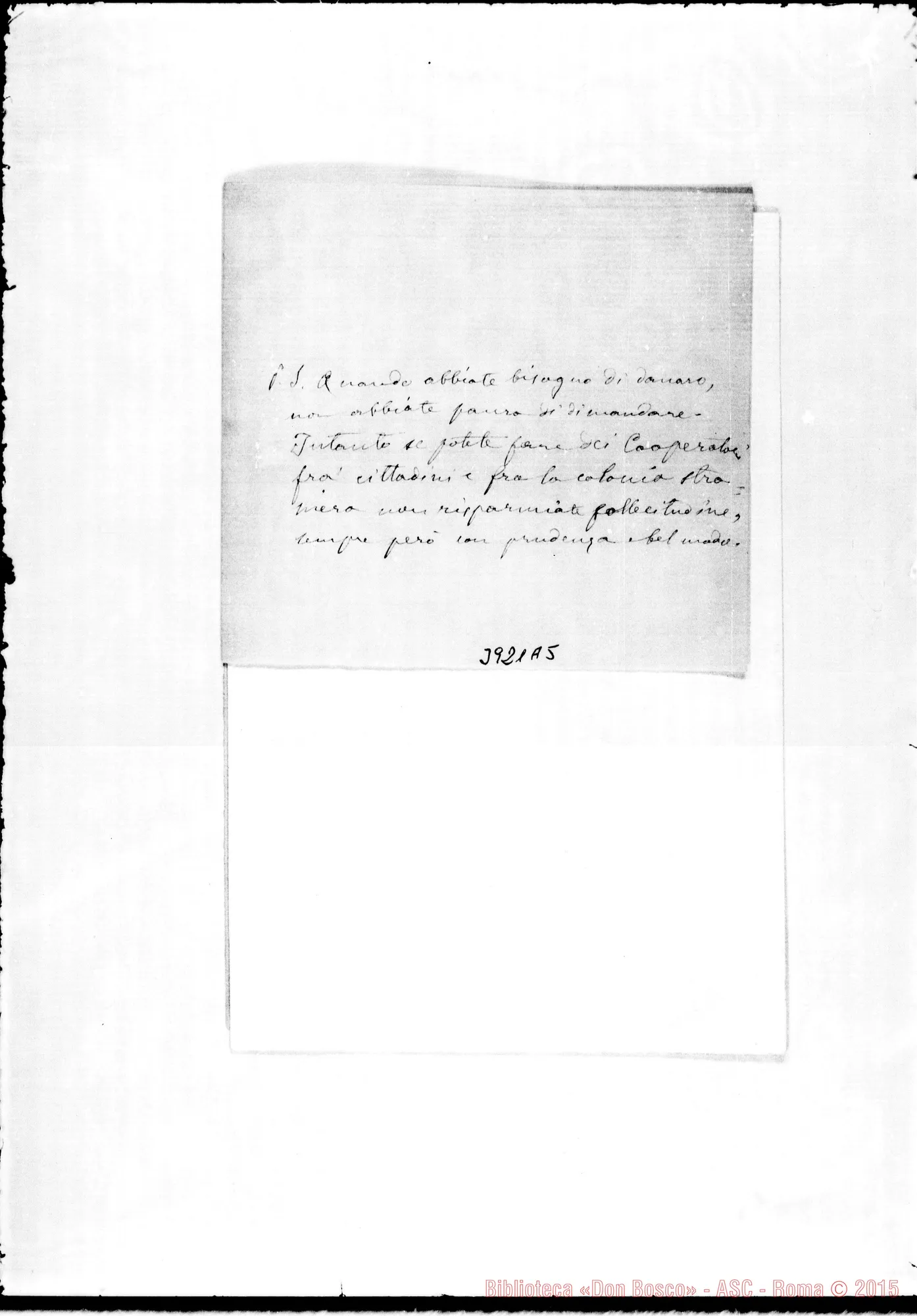 Fotogramma A 5 — Ortuzar Camillo, SDB Torino, 20-06-1890