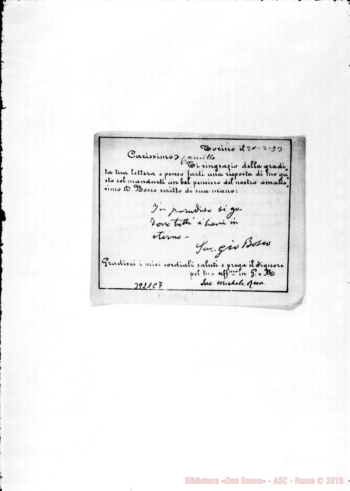 Fotogramma C 7 — « « Torino, 20-02-1893