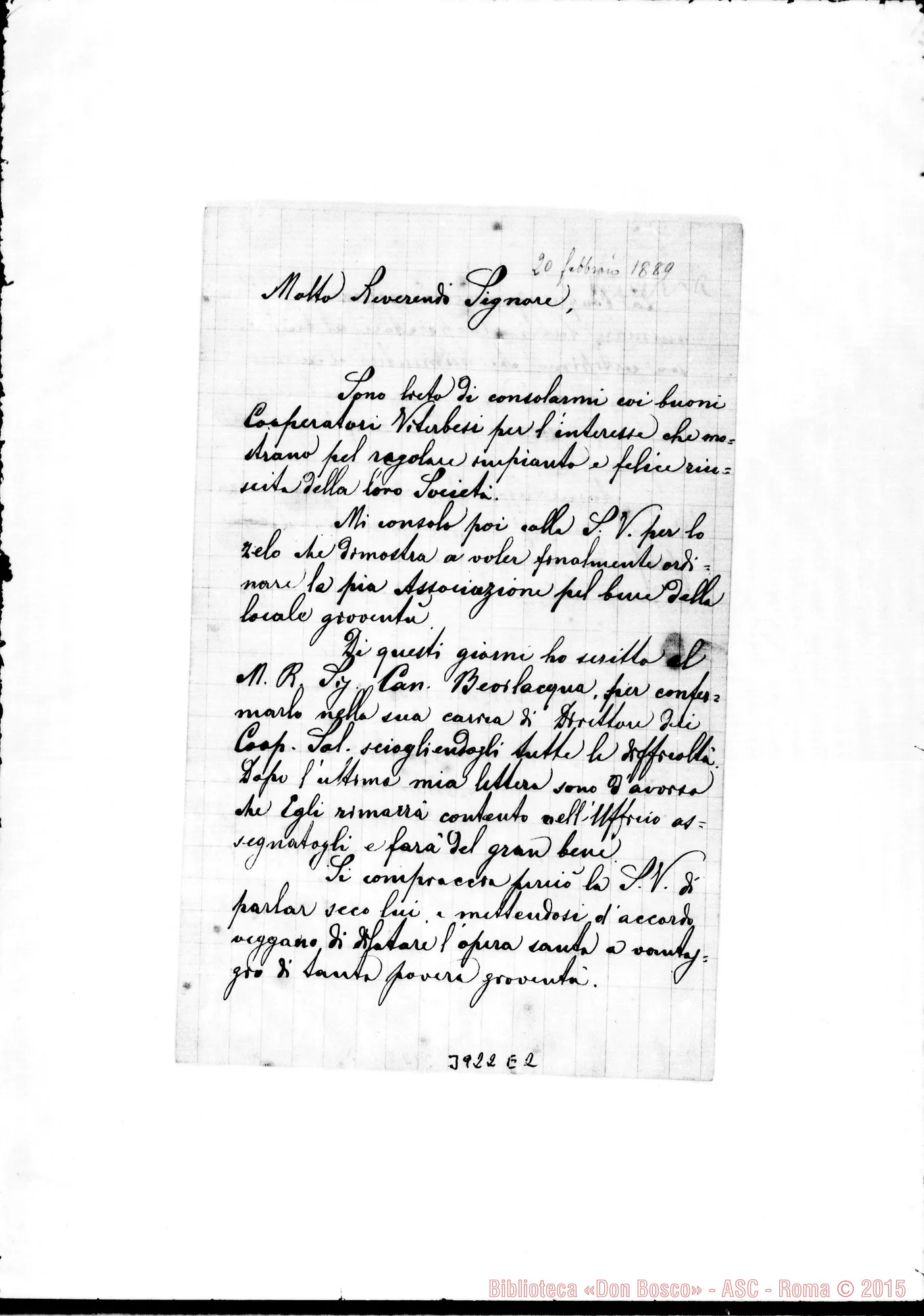 Fotogramma E 2 — « Torino, 20-02-1889
