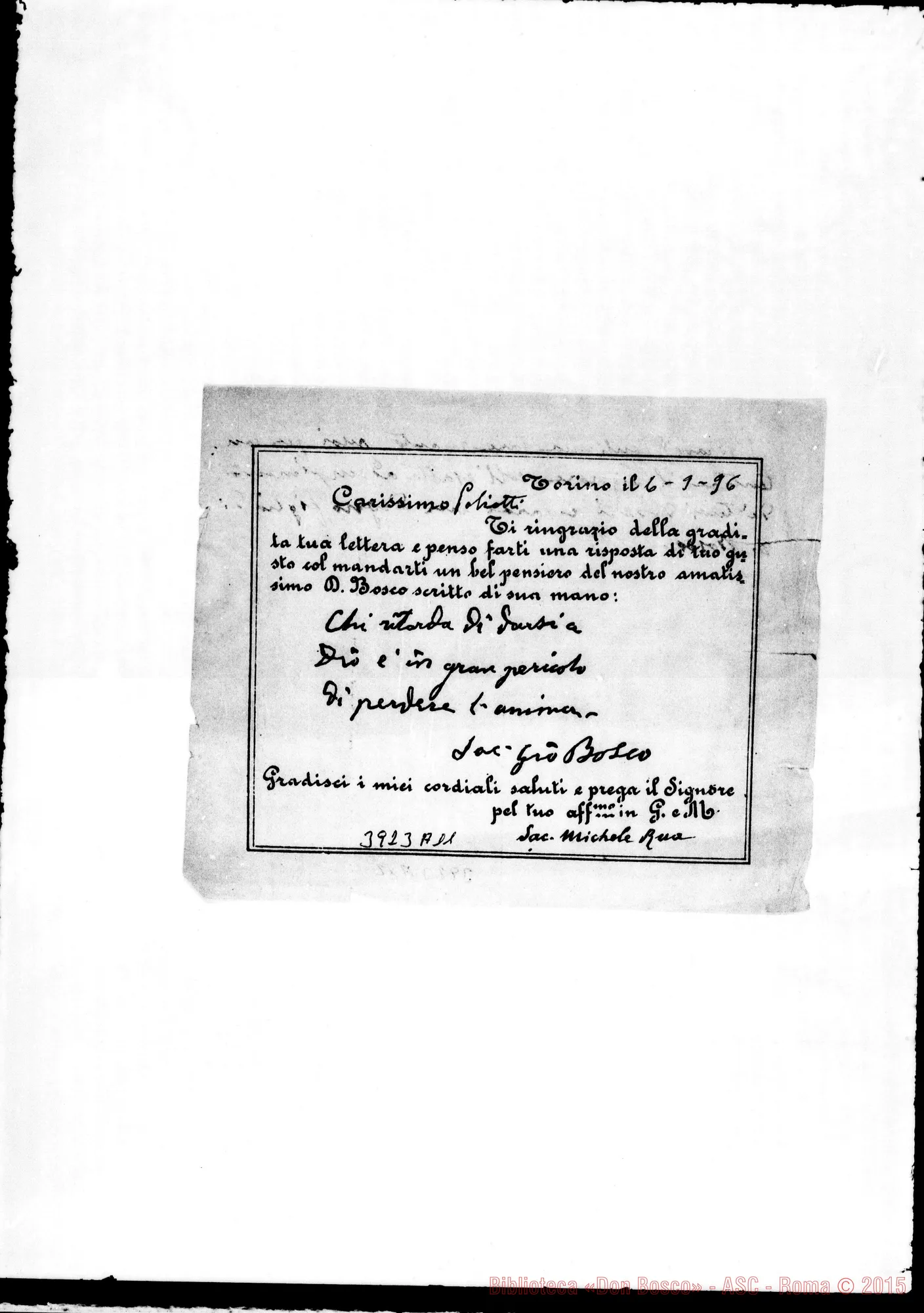 Fotogramma A 11 — Poliotti Luigi, coad. SDB Torino, 6-09-1896