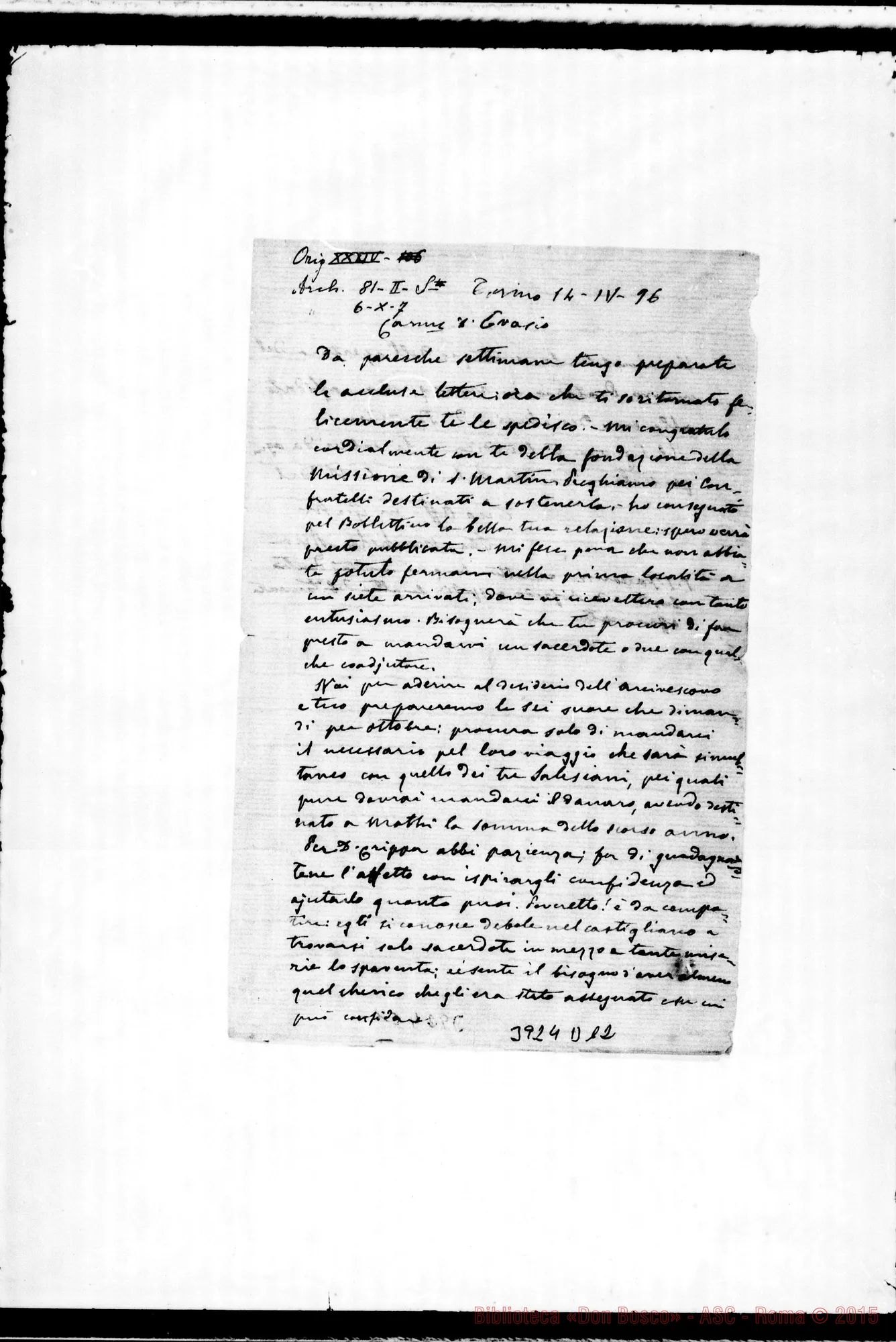 Fotogramma D 12 — « « Torino, 14-04-1896