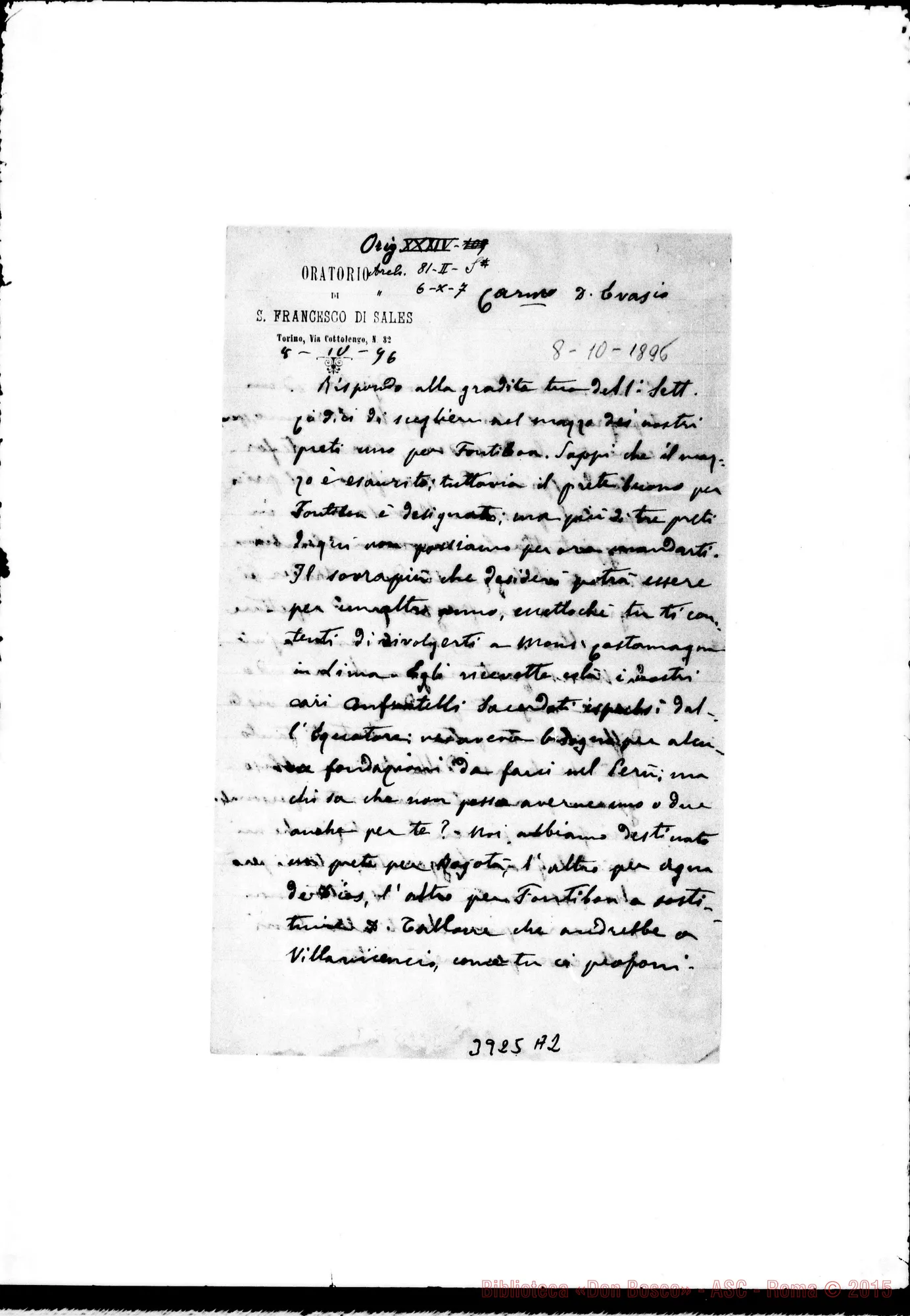 Fotogramma A 2 — « « Torino, 8-10-1896