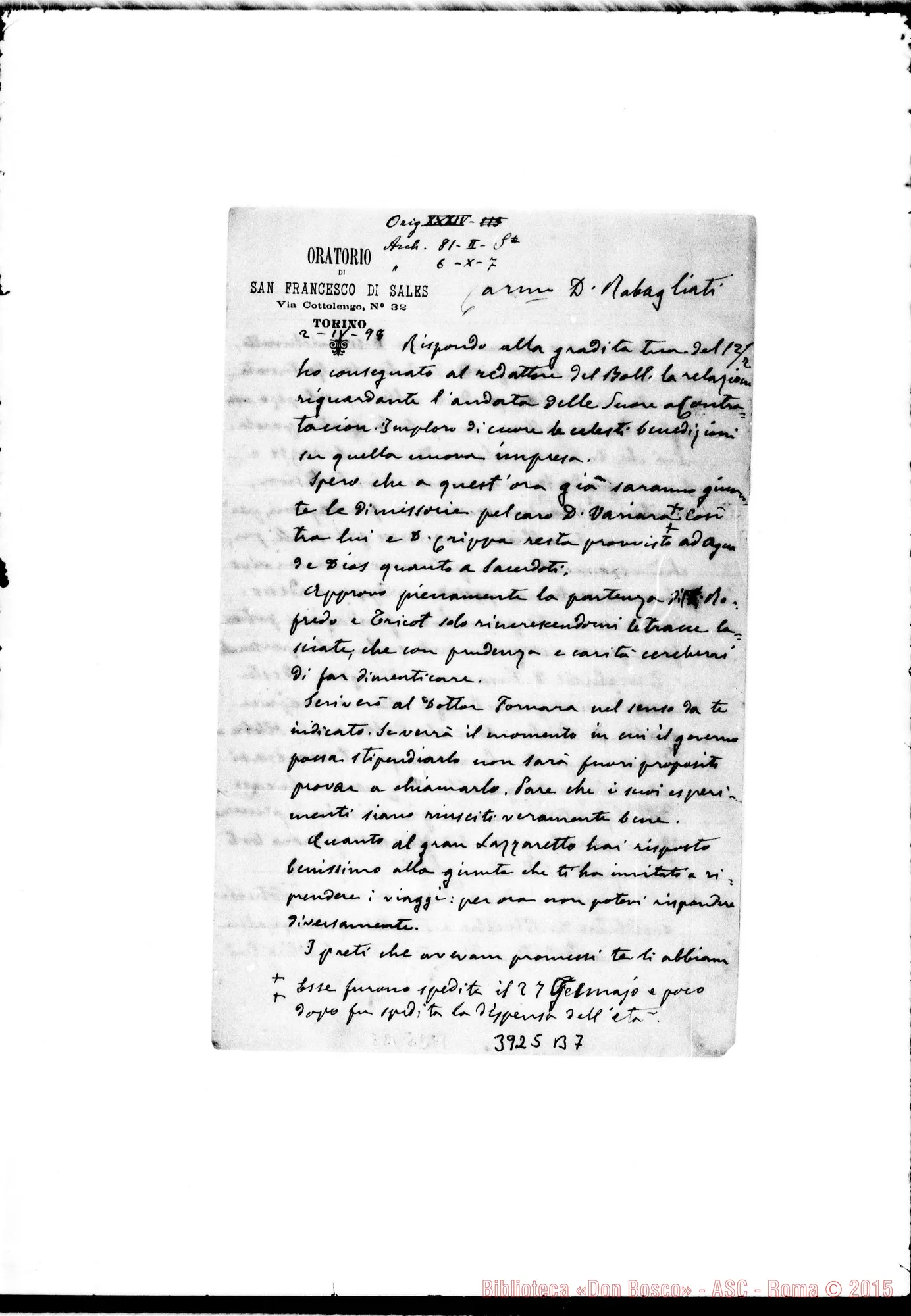 Fotogramma B 7 — « « Torino, 2-04-1898