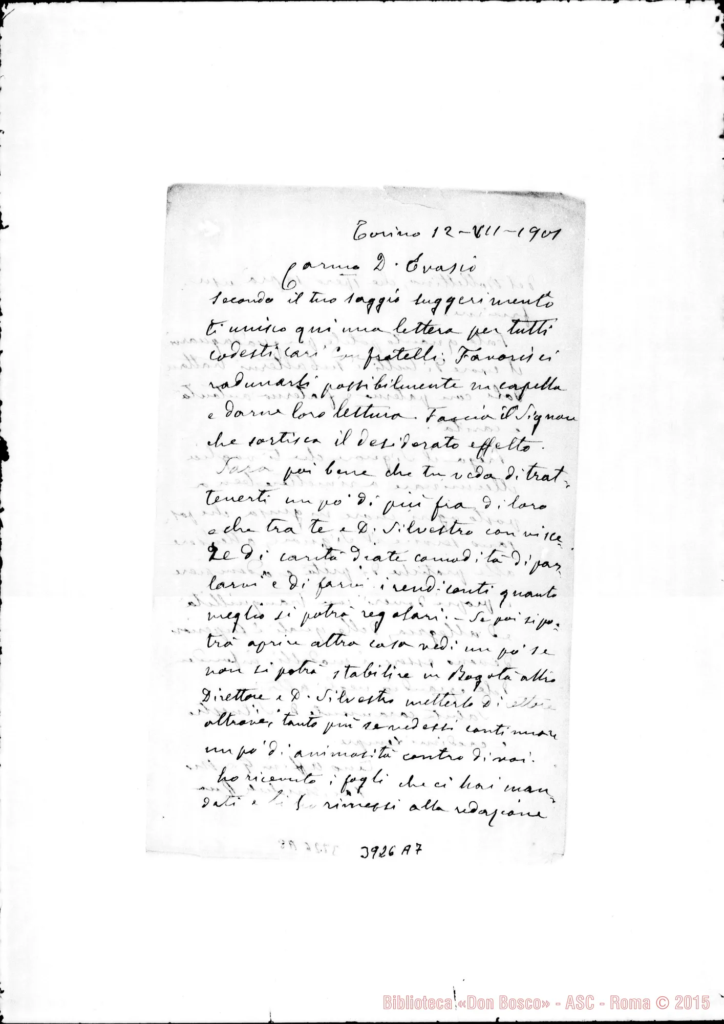 Fotogramma A 7 — « « Torino, 12-07-1901