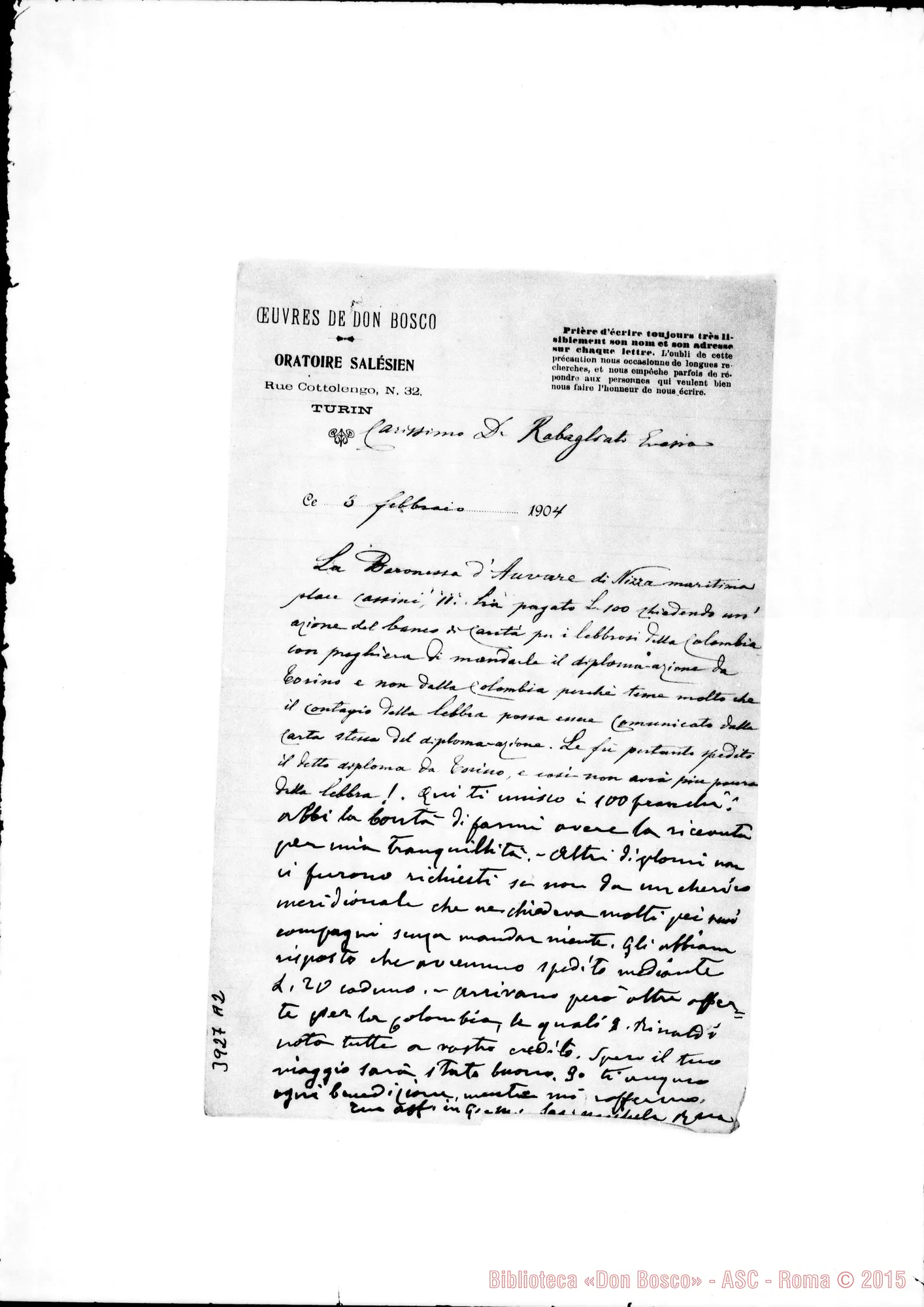 Fotogramma A 2 — « « Torino, 3-02-1904