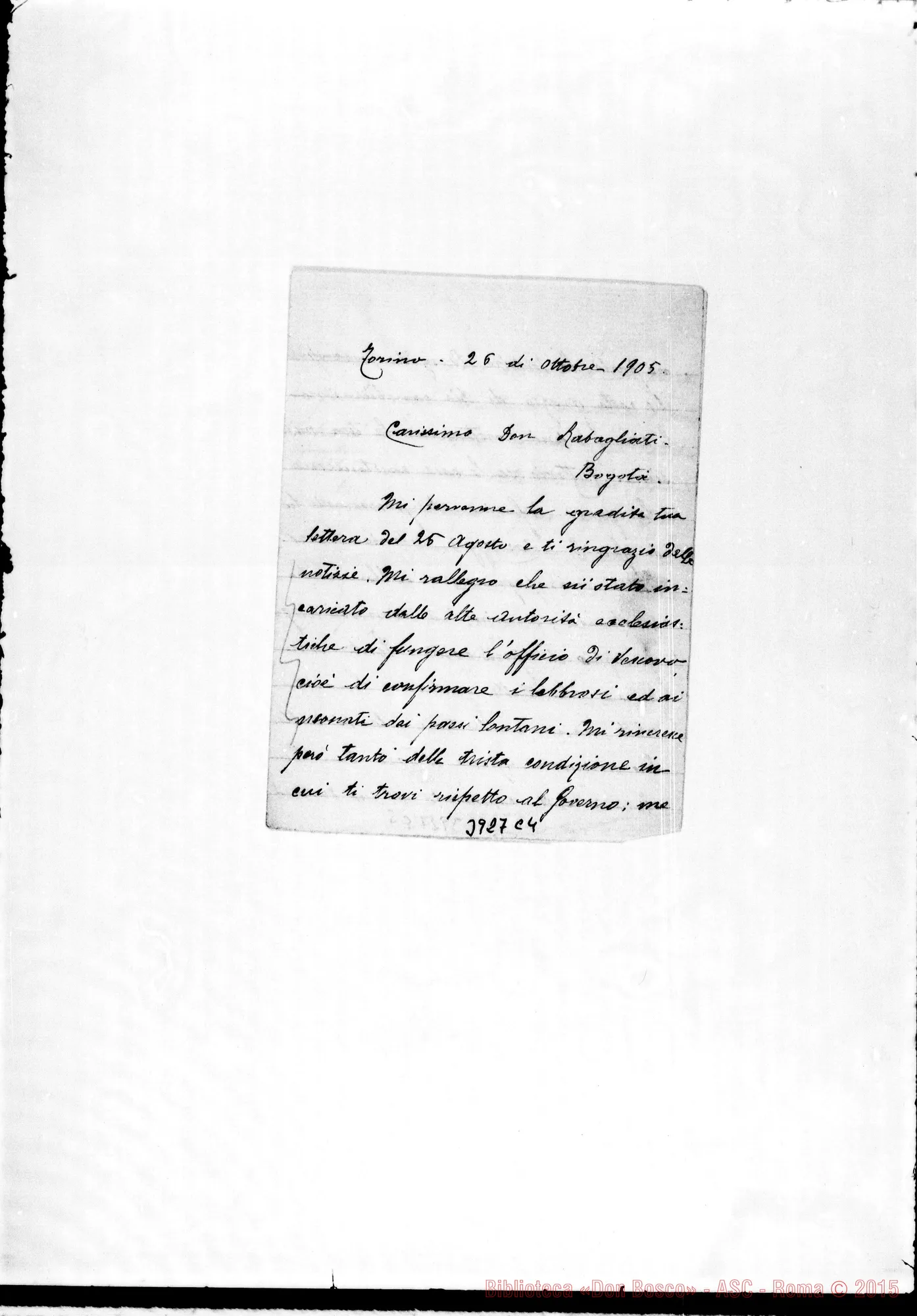 Fotogramma C 4 — « « Torino, 26-10-1905