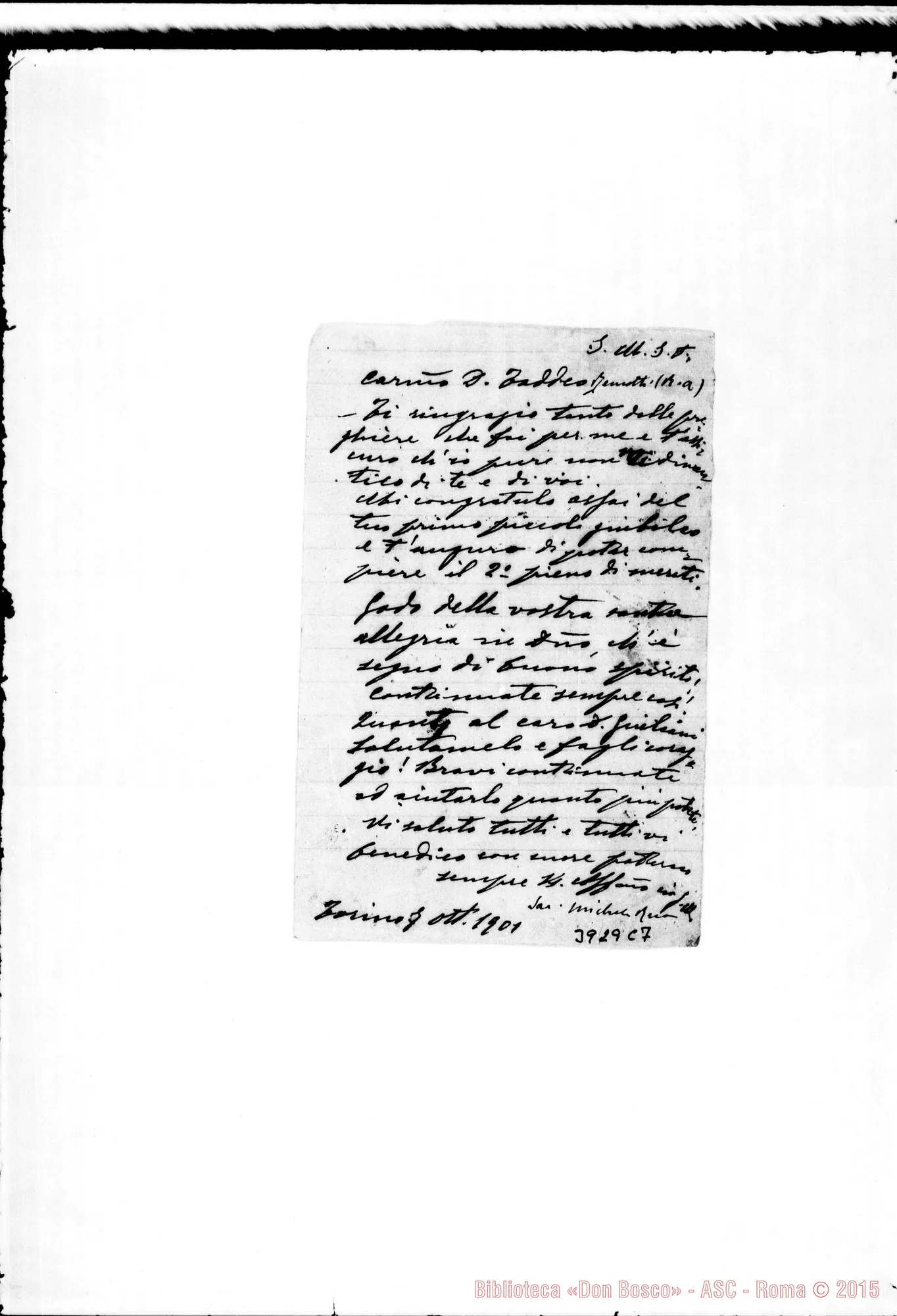 Fotogramma C 7 — « « Torino, 7-10-1901