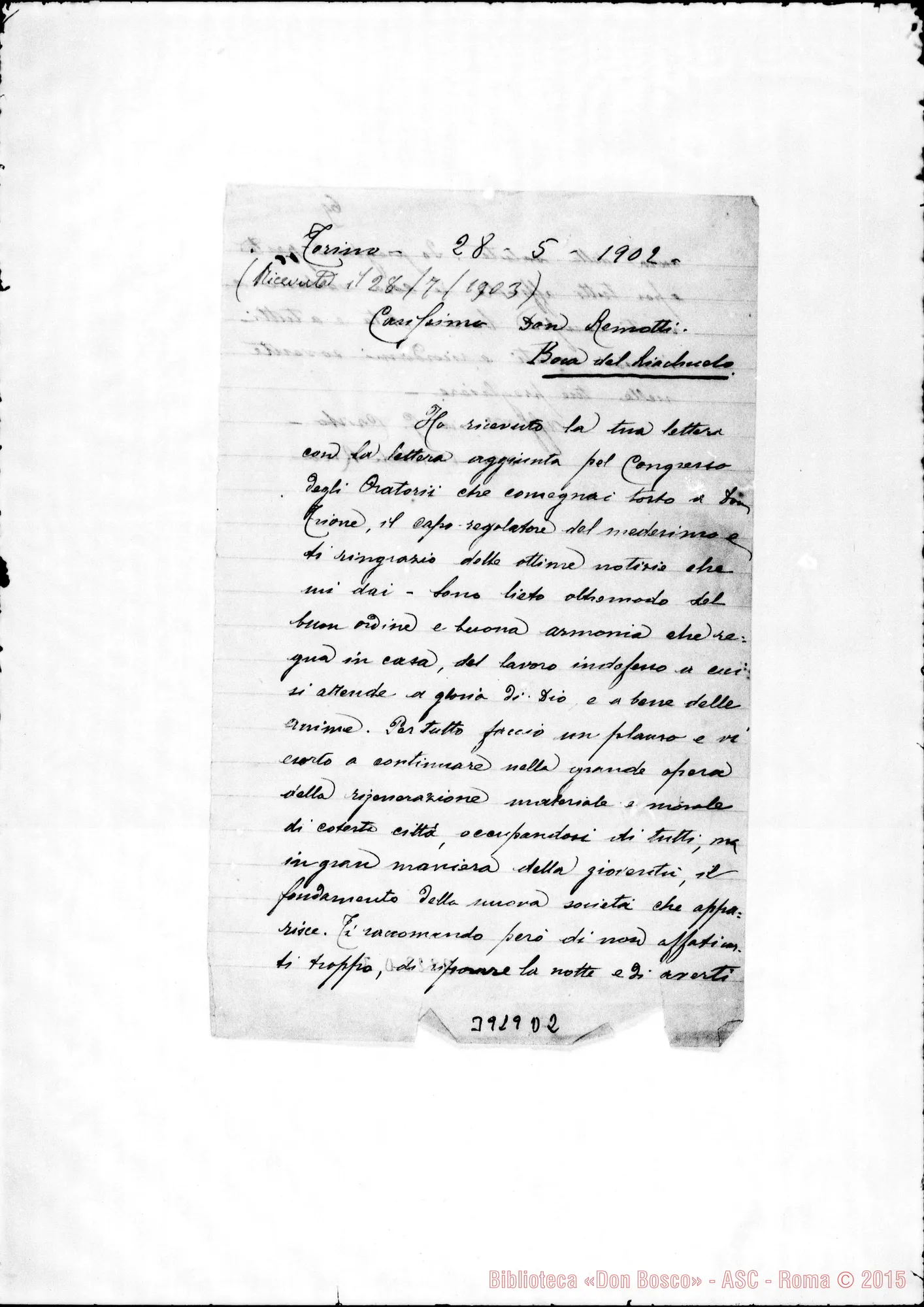 Fotogramma D 2 — « « Torino, 28-05-1902
