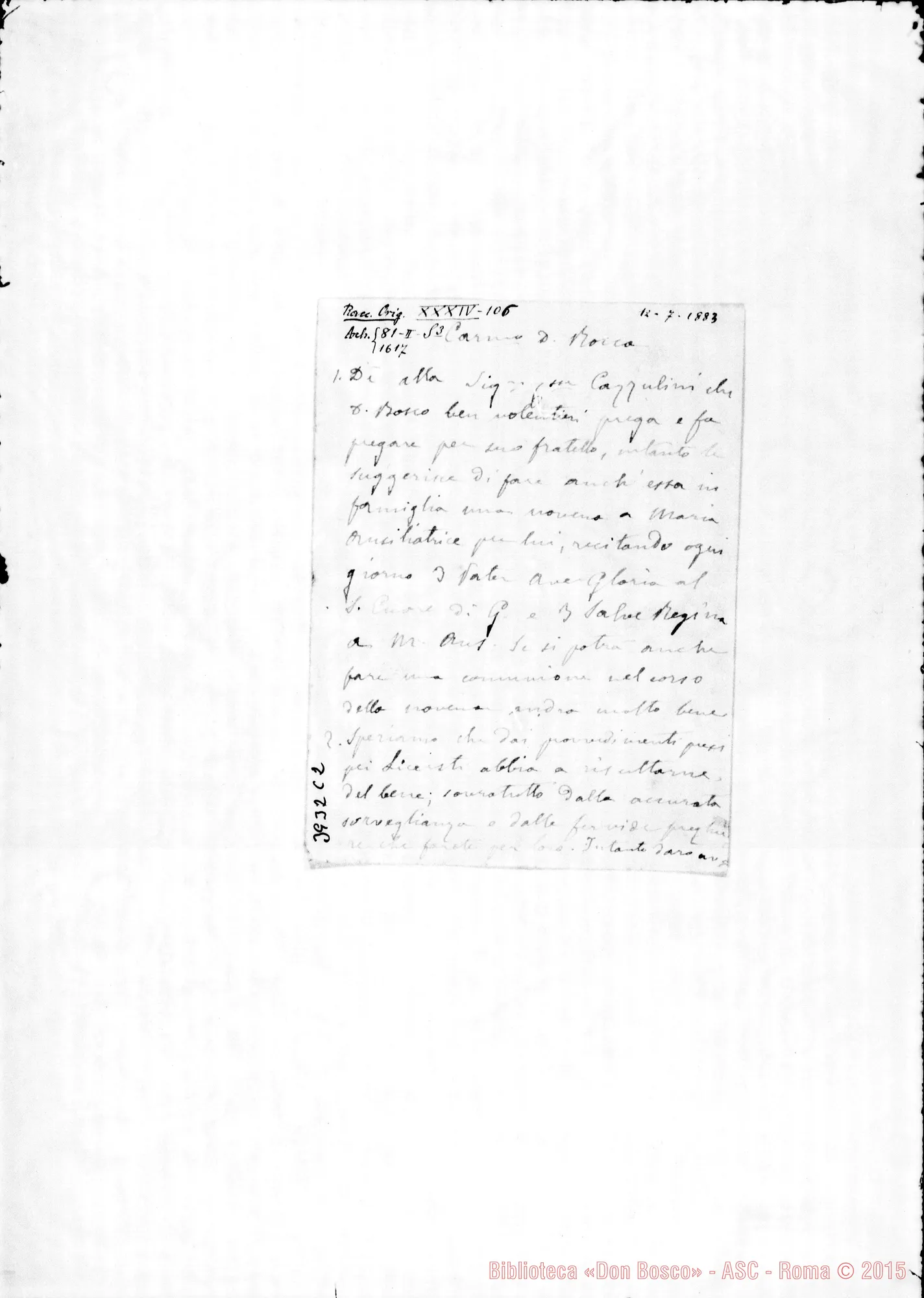 Fotogramma C 2 — « « Torino, 12-07-1883