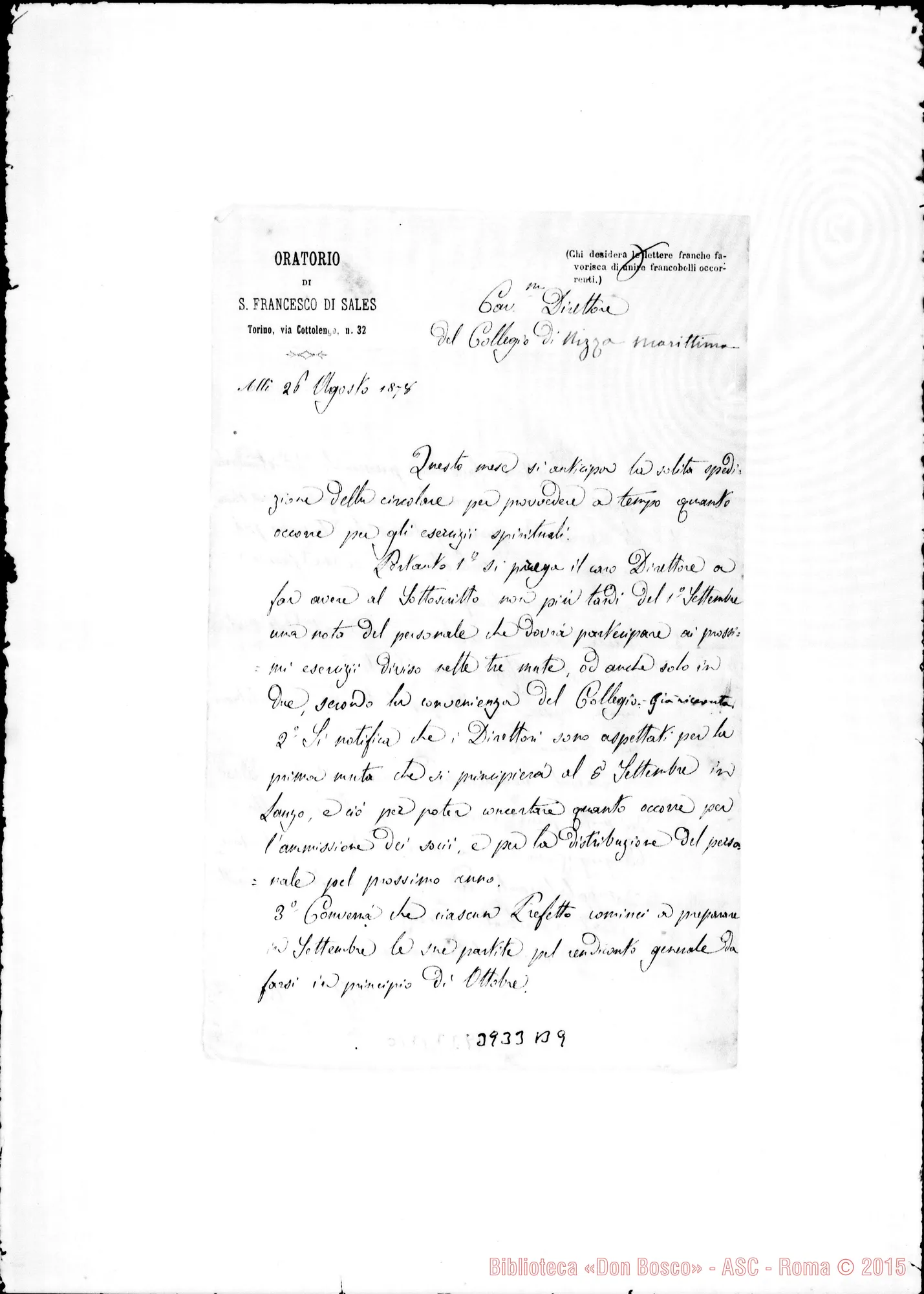 Fotogramma B 9 — « « Torino, 26-08-1878