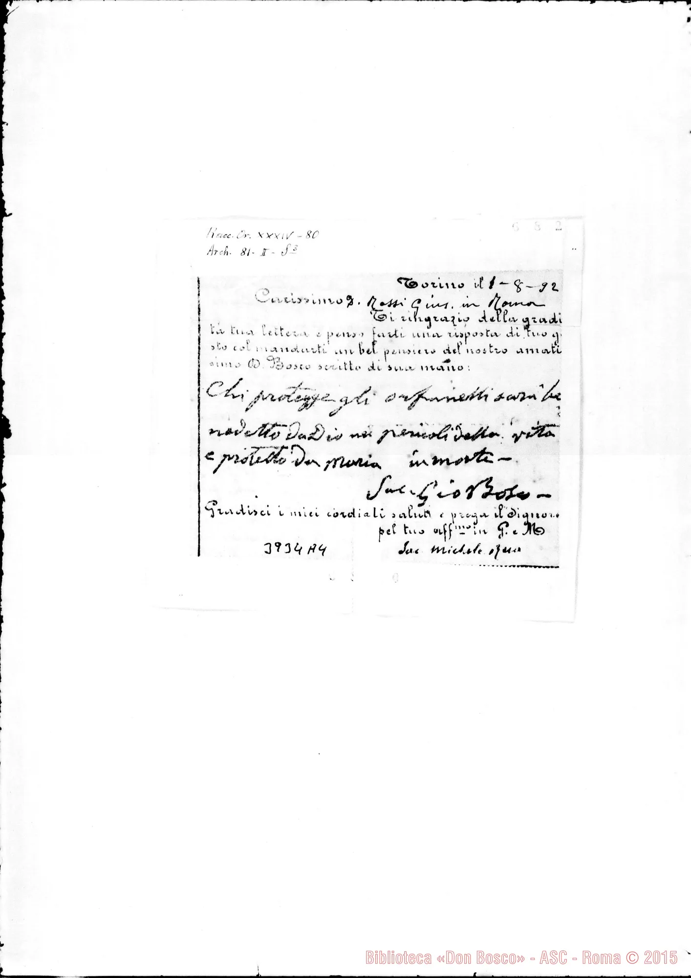 Fotogramma A 4 — « « Torino, 1-08-1892