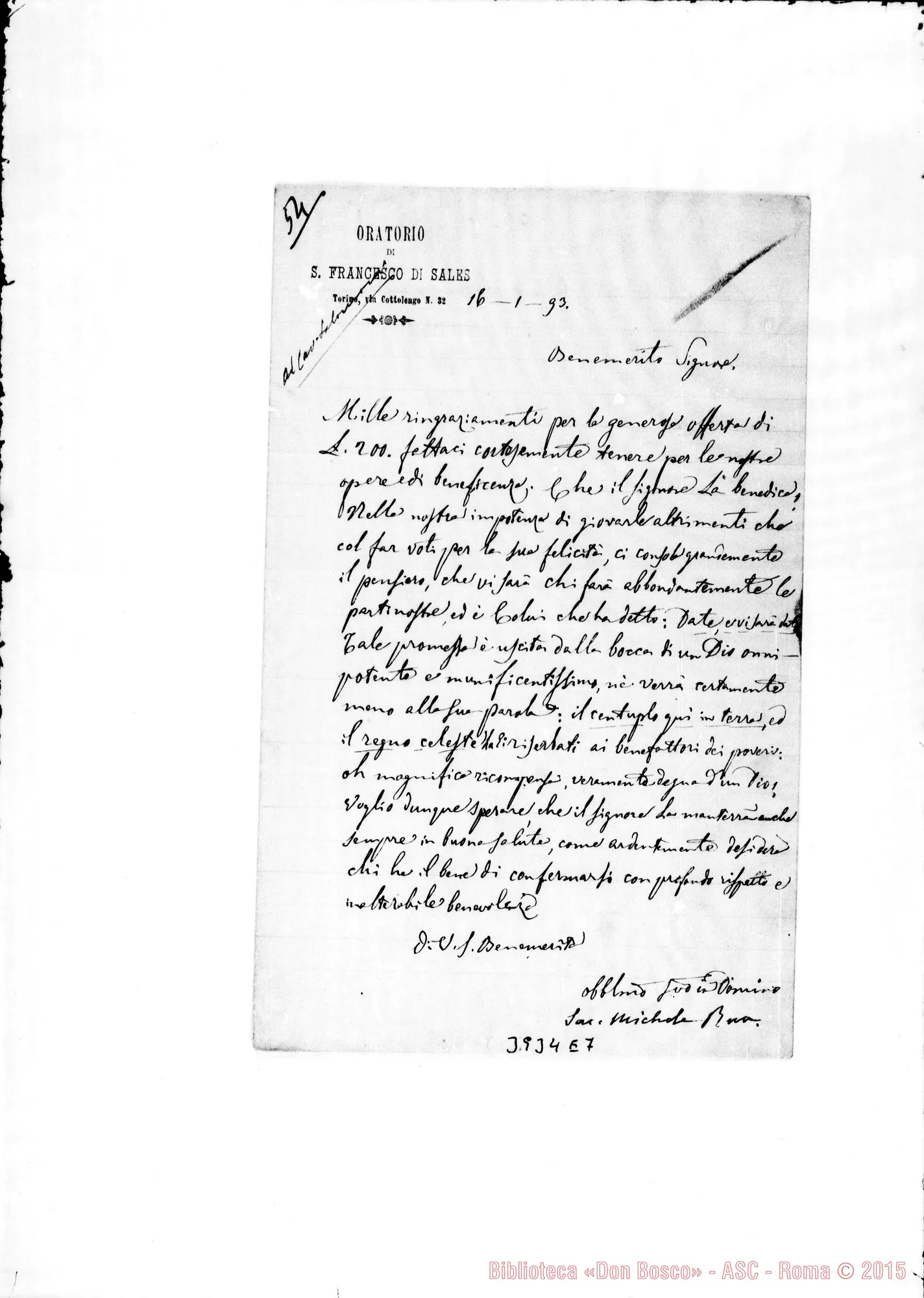 Fotogramma E 7 — « Torino, 16-01-1893