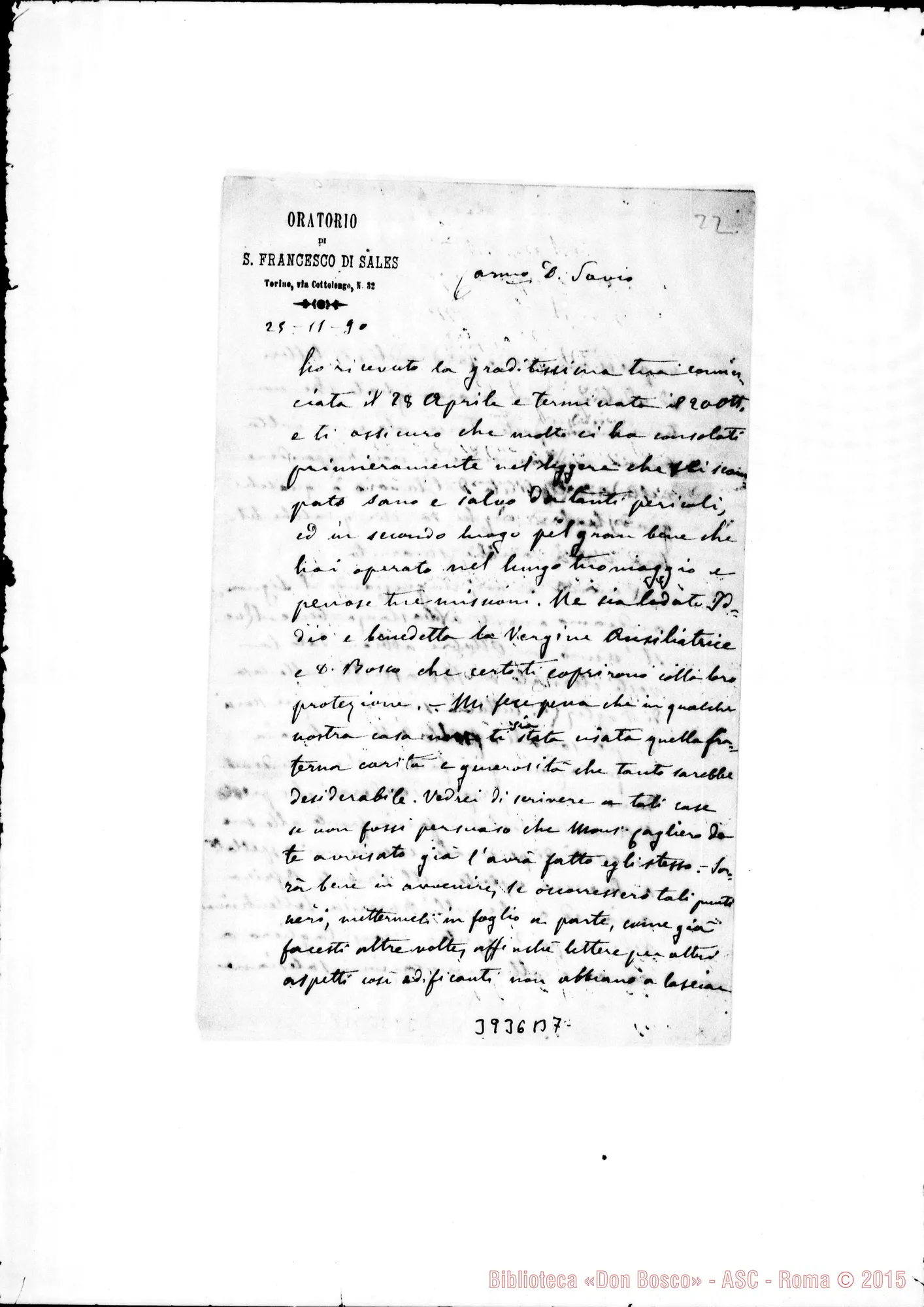 Fotogramma B 7 — « « Torino, 25-11-1890