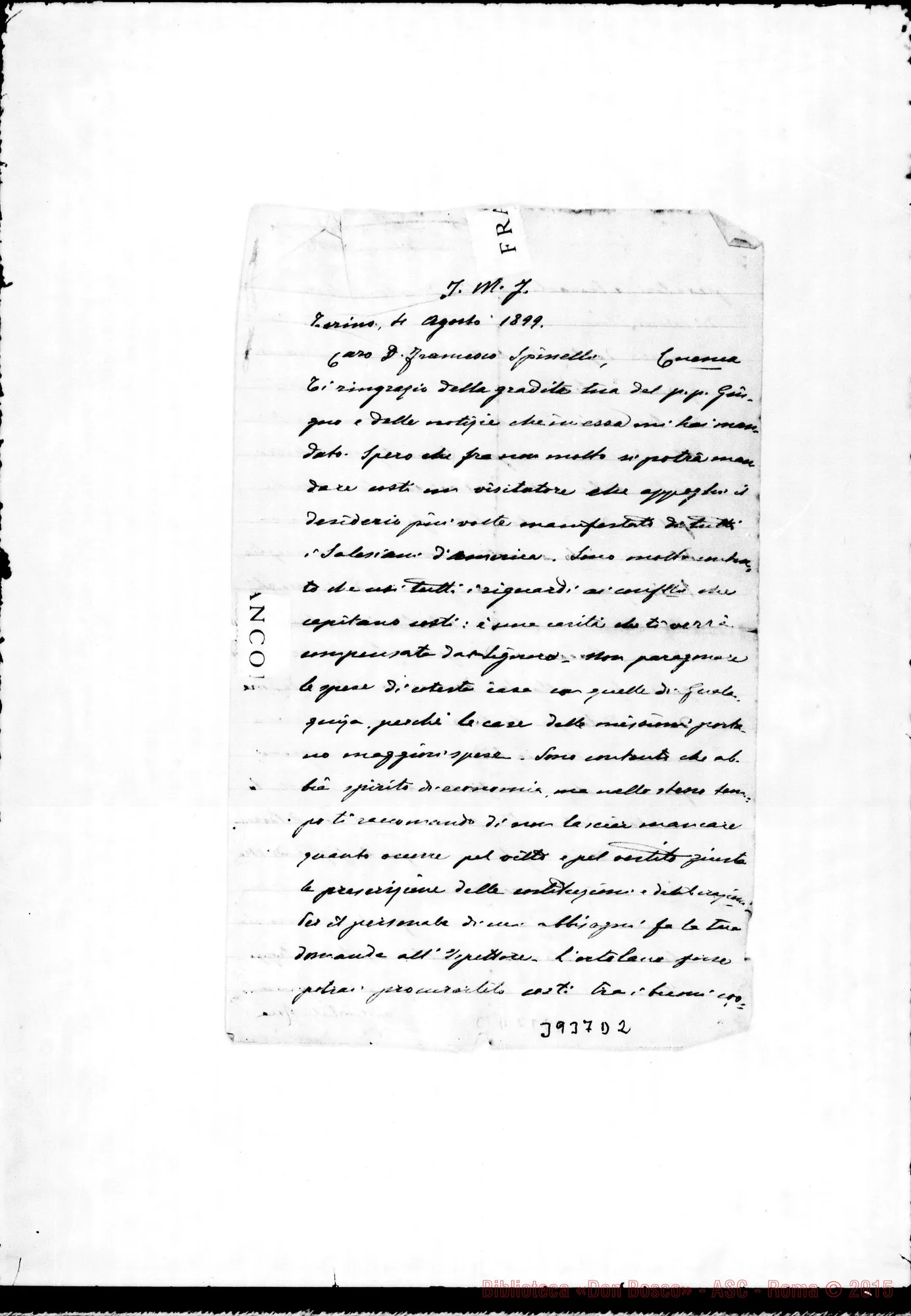 Fotogramma D 2 — « « Torino, 4-08-1899