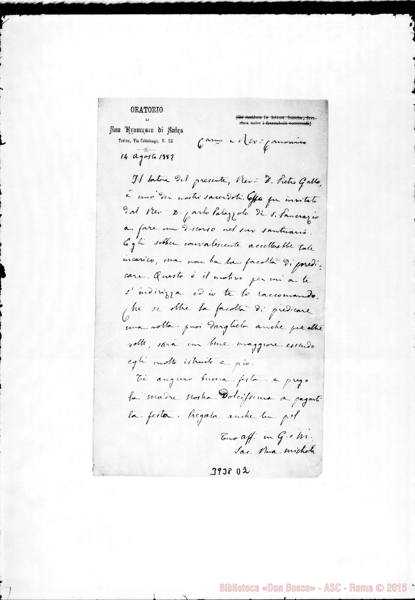 Fotogramma D 2 — « « Torino, 14-08-1882