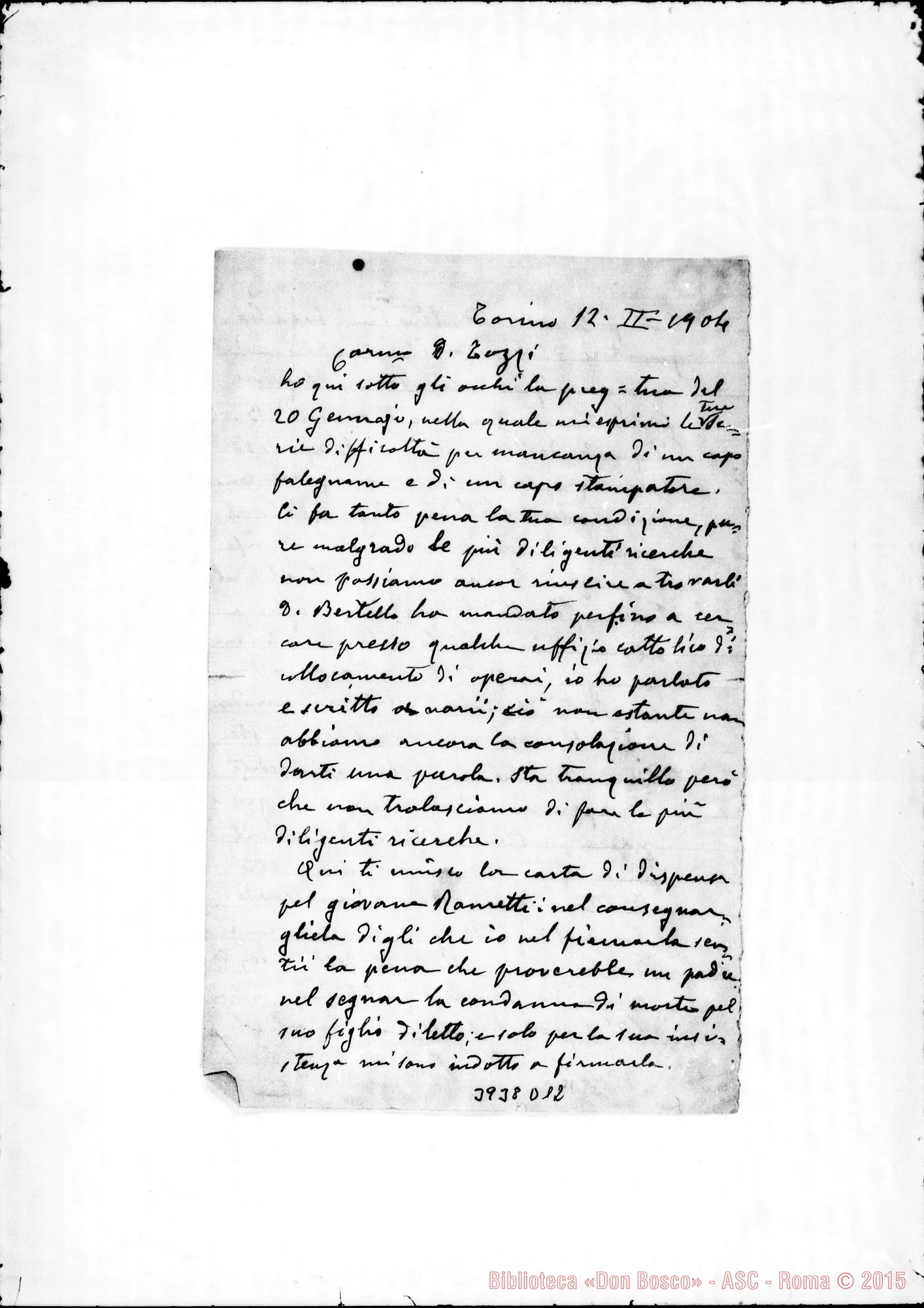 Fotogramma D 12 — « « Torino, 12-02-1904