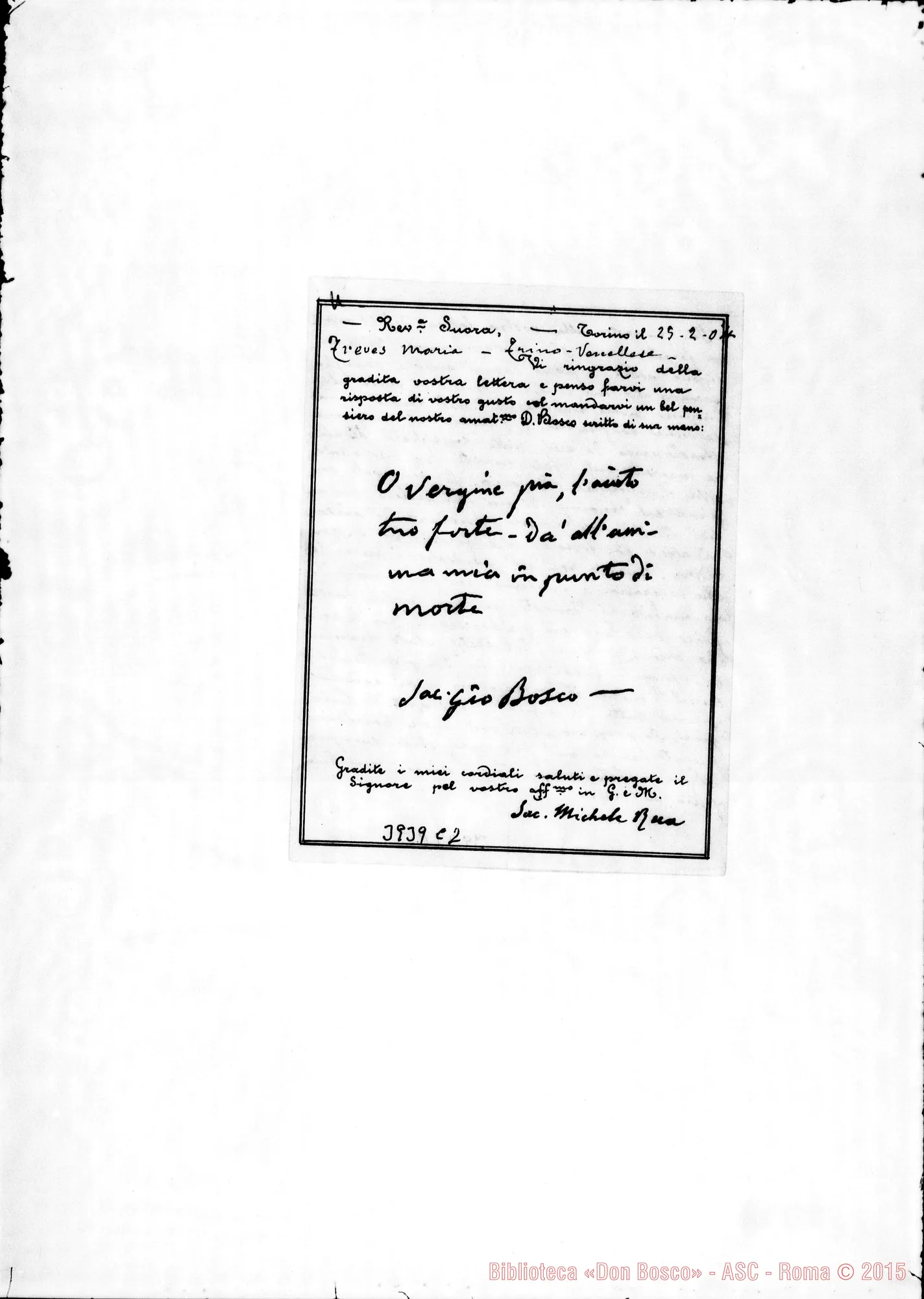 Fotogramma C 2 — « « Torino, 25-02-1904