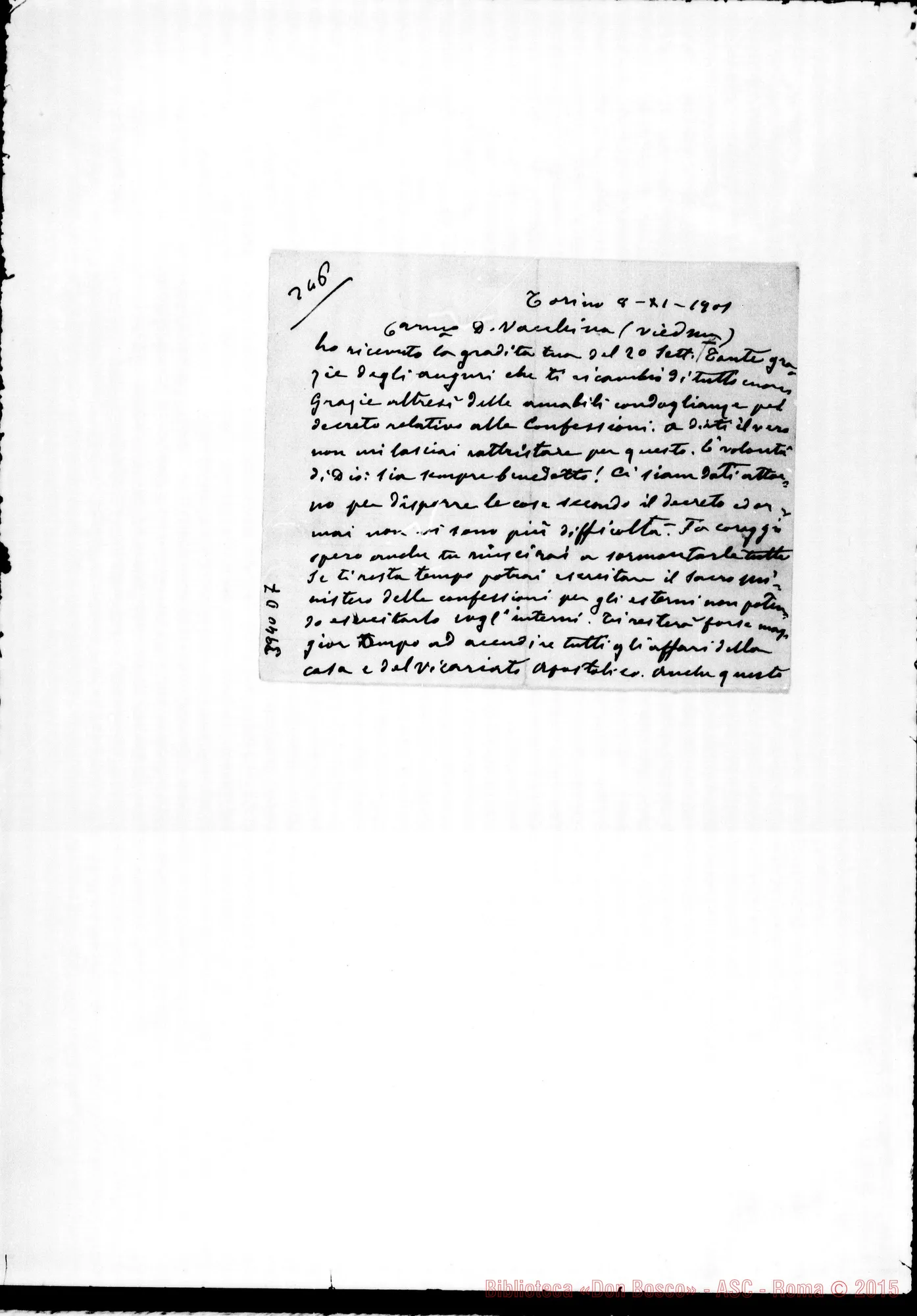 Fotogramma D 7 — « « Torino, 8-11-1901