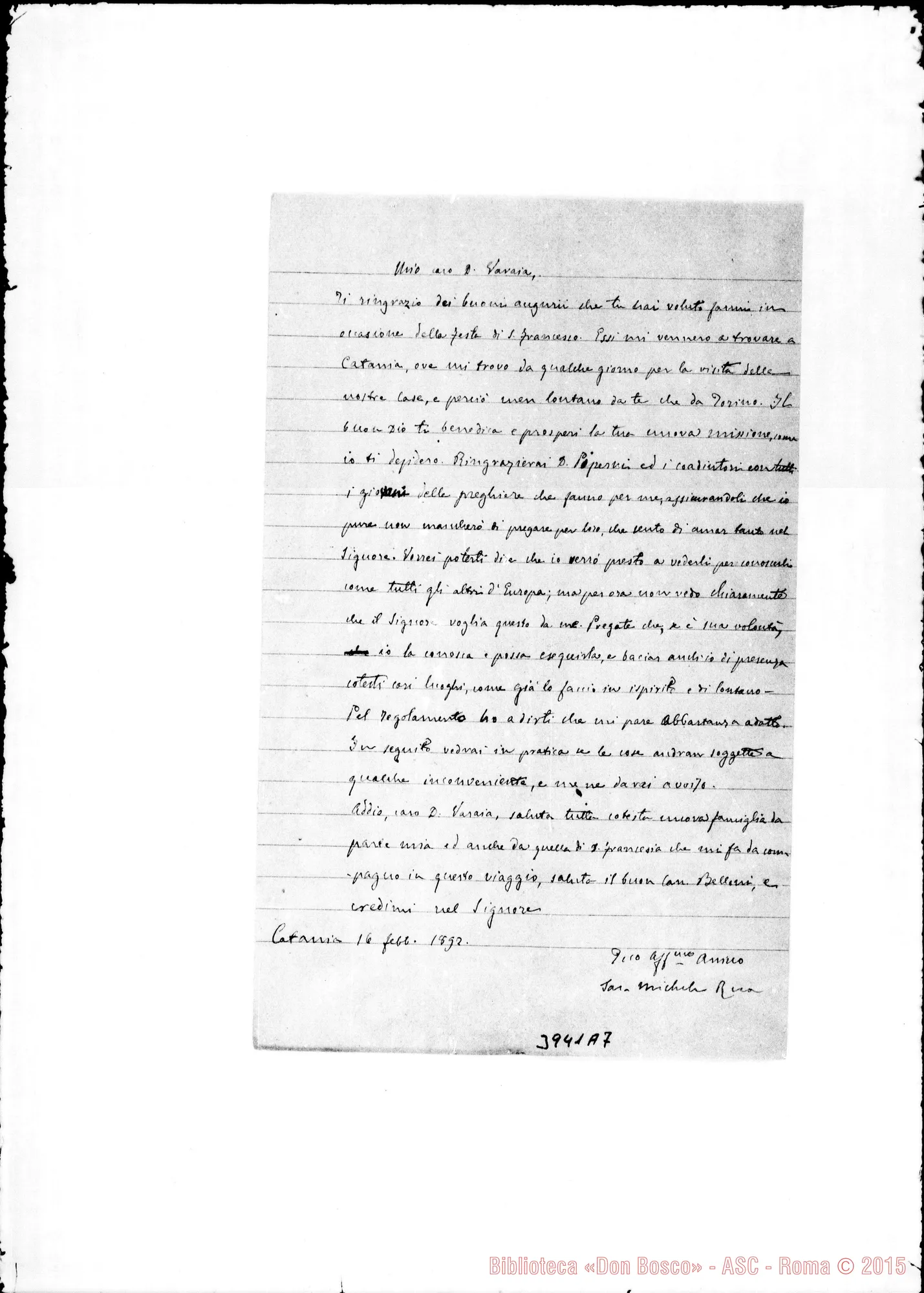 Fotogramma A 7 — « Catania, 16-02-1892