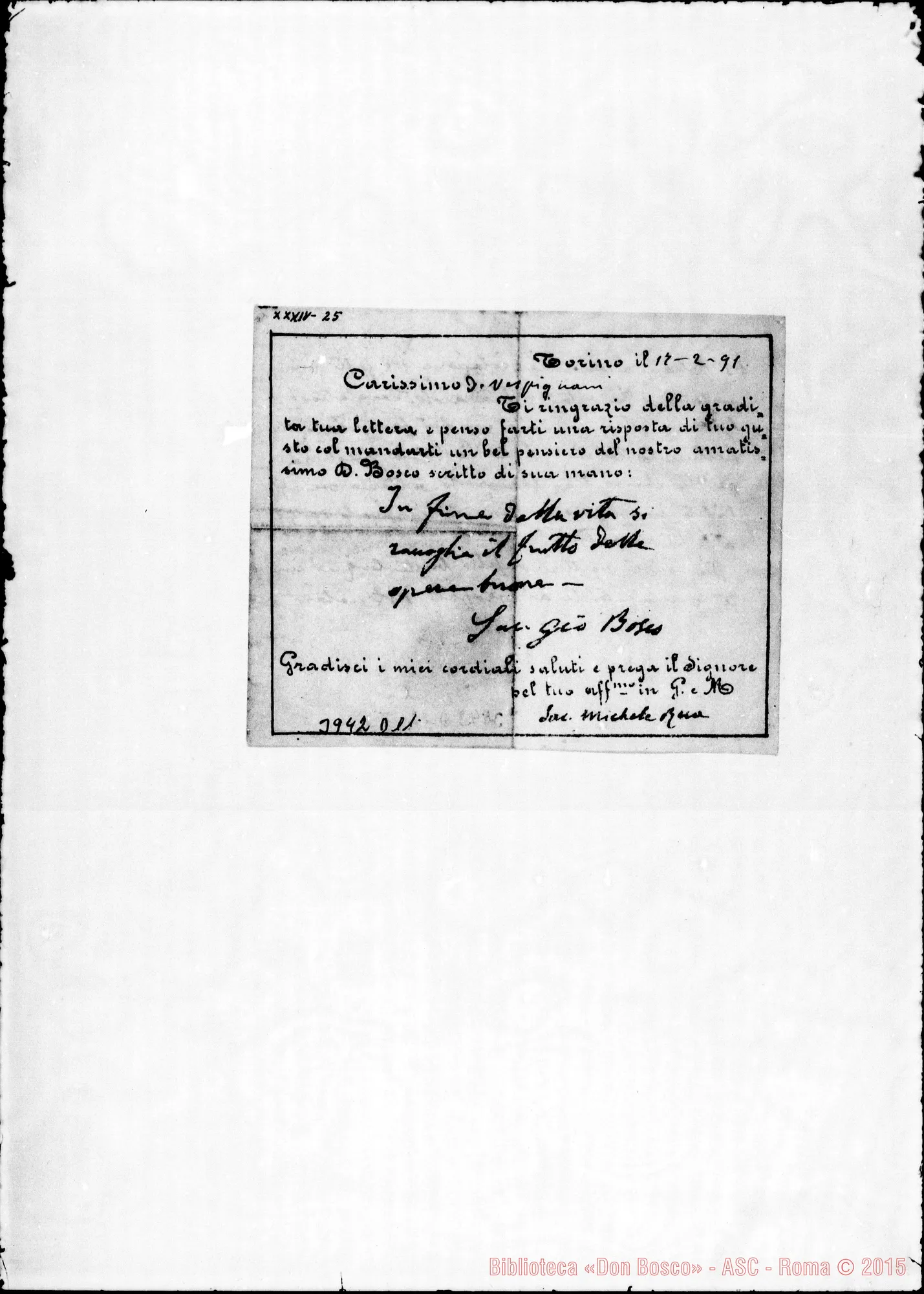 Fotogramma D 11 — « « Torino, 17-02-1891