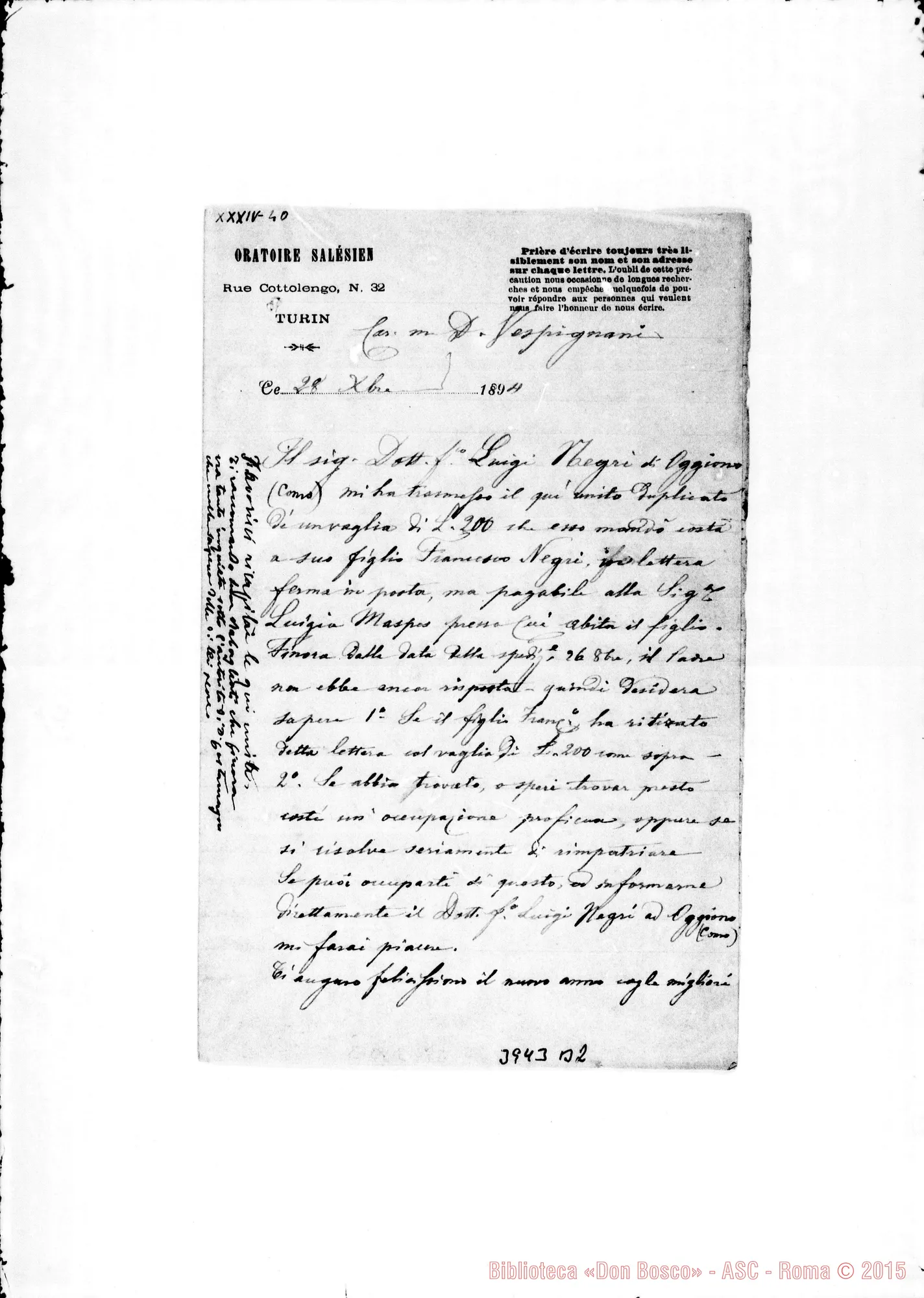 Fotogramma B 2 — « « Torino, 28-12-1894